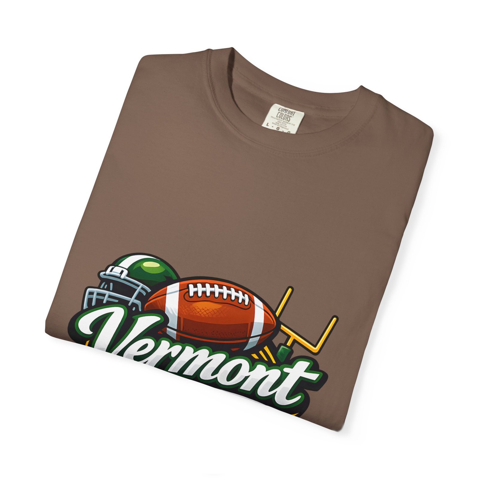 Vermont Football State T-Shirt — Retro Helmet & Goalpost Design - Image 27