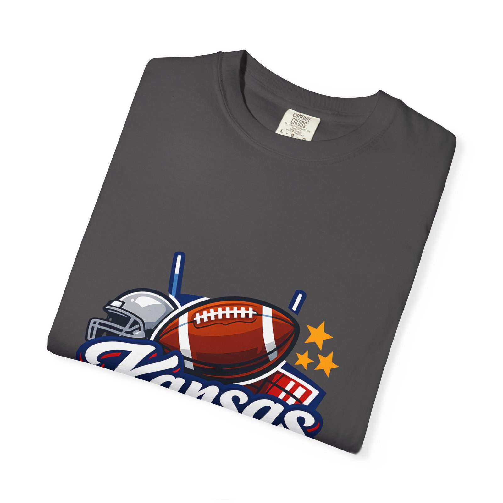 Kansas Football T-Shirt — Retro Helmet & Ball State Pride Tee - Image 47