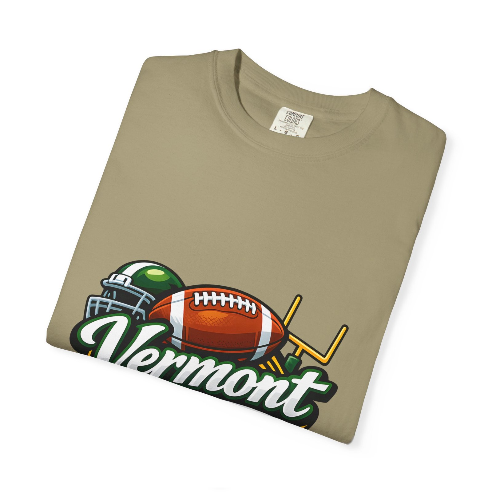 Vermont Football State T-Shirt — Retro Helmet & Goalpost Design - Image 23