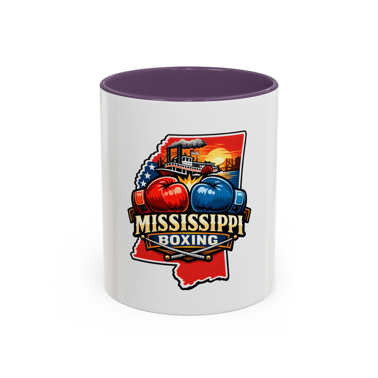Mississippi Boxing Coffee Mug — State Pride Accent Mug (11/15 oz) - Image 61