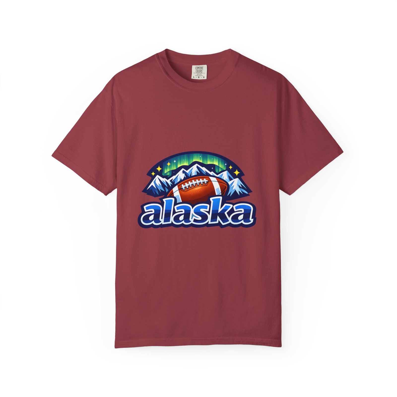 Alaska Football Bear Mountains T‑Shirt - Image 31