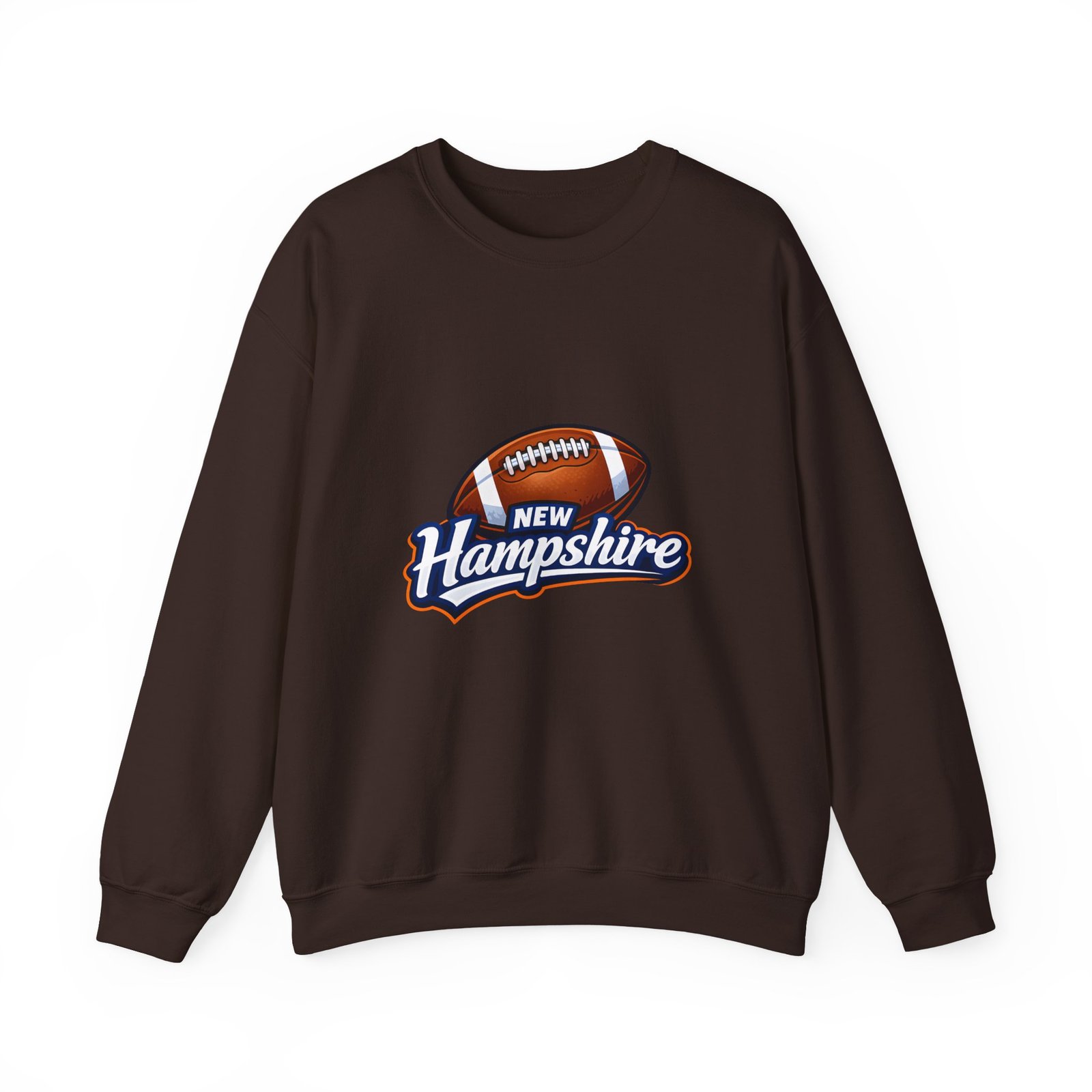 New Hampshire Football Crewneck Sweatshirt — Retro State Football Logo - Image 25