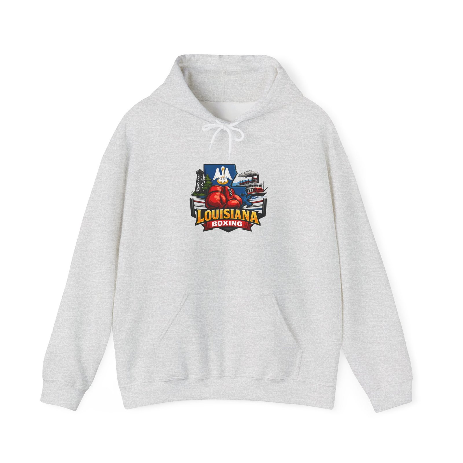 Louisiana Boxing Hoodie — Creole Fighting Team Logo Pullover - Image 5