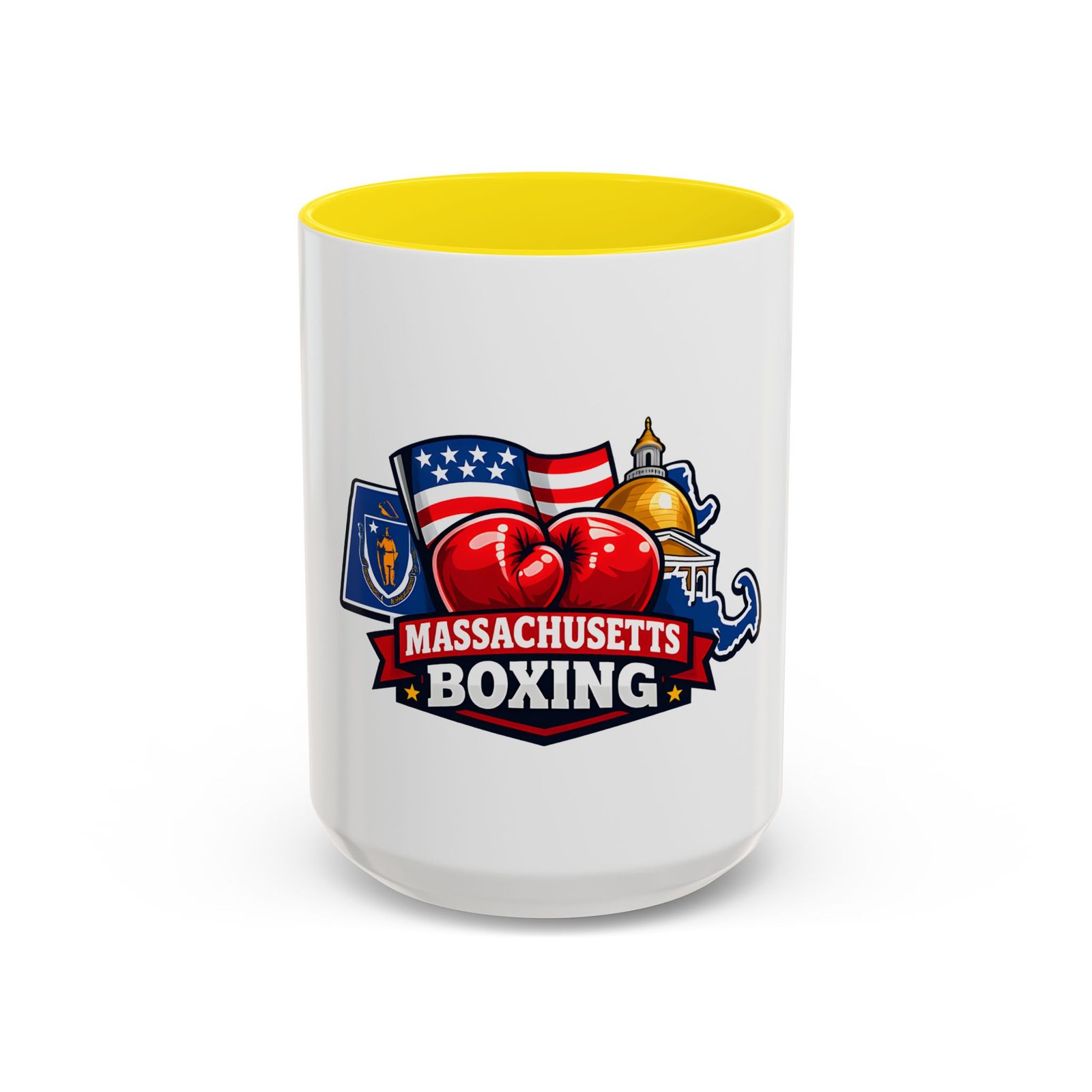 Massachusetts Boxing Accent Coffee Mug — State Pride Boxing Logo (11/15oz) - Image 53