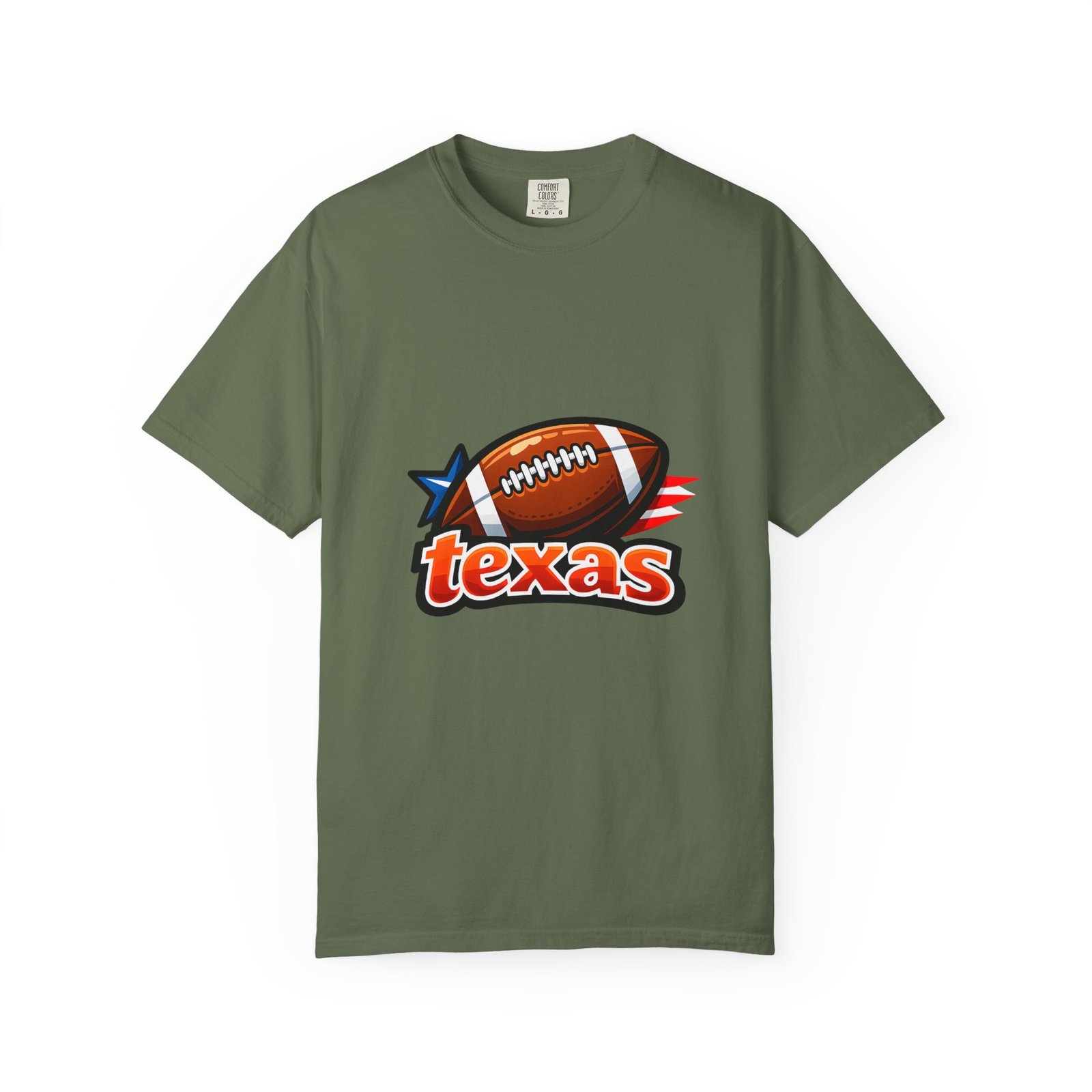 Texas Football T-Shirt — Retro Football & Lone Star Logo - Image 11