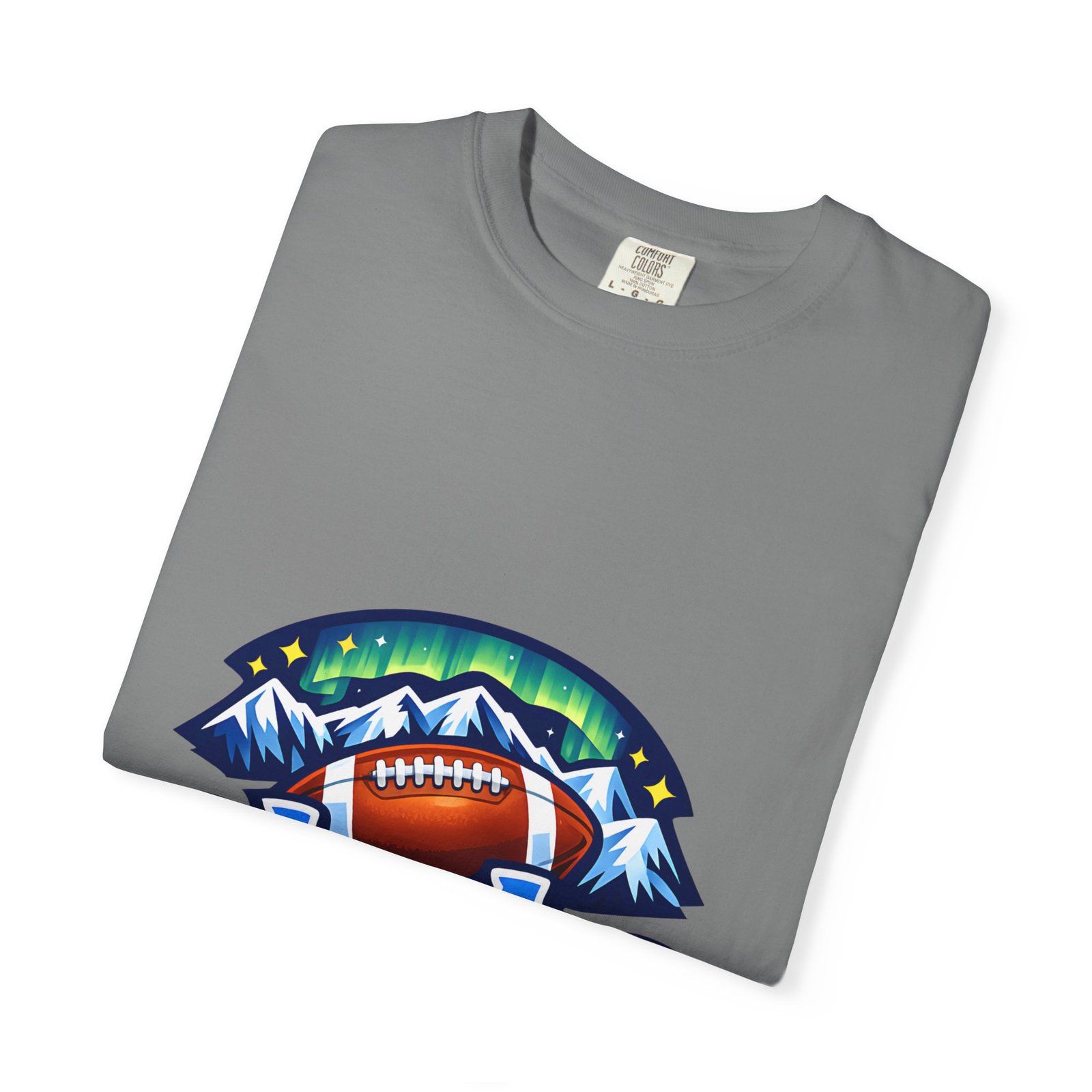 Alaska Football Bear Mountains T‑Shirt - Image 68