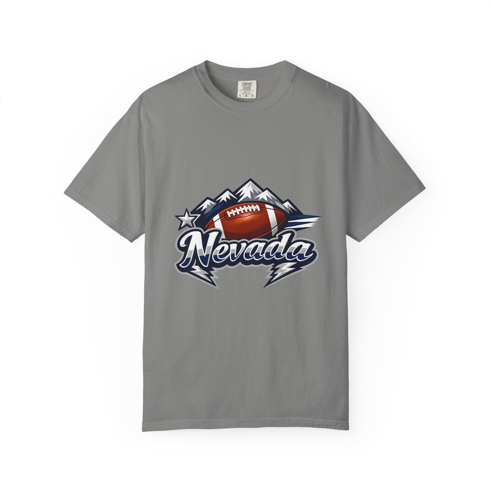 Nevada Football T-Shirt — Mountain Football Tee - Image 41