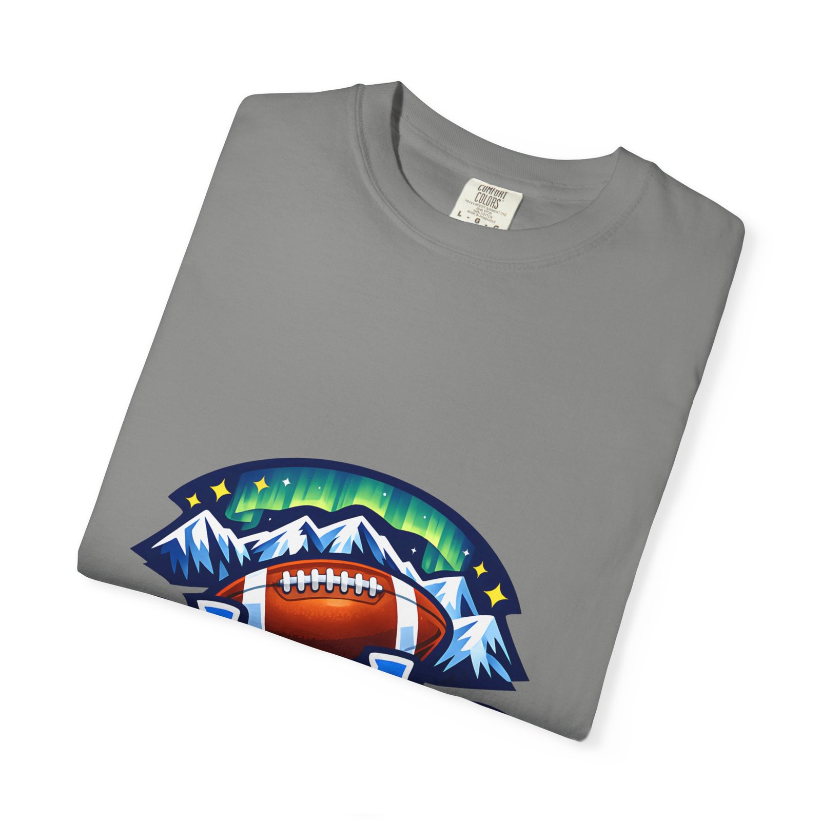 Alaska Football Bear Mountains T‑Shirt - Image 38