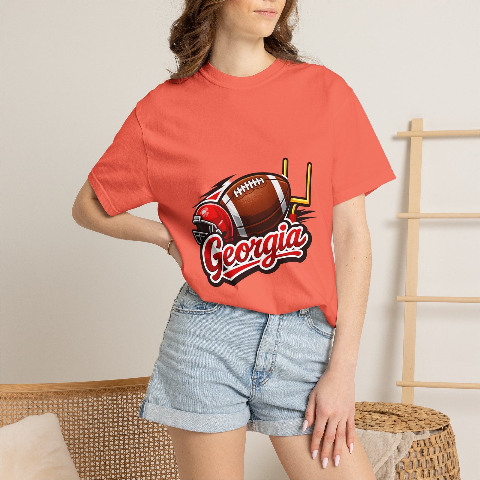 Georgia Football Helmet T-Shirt - Image 12