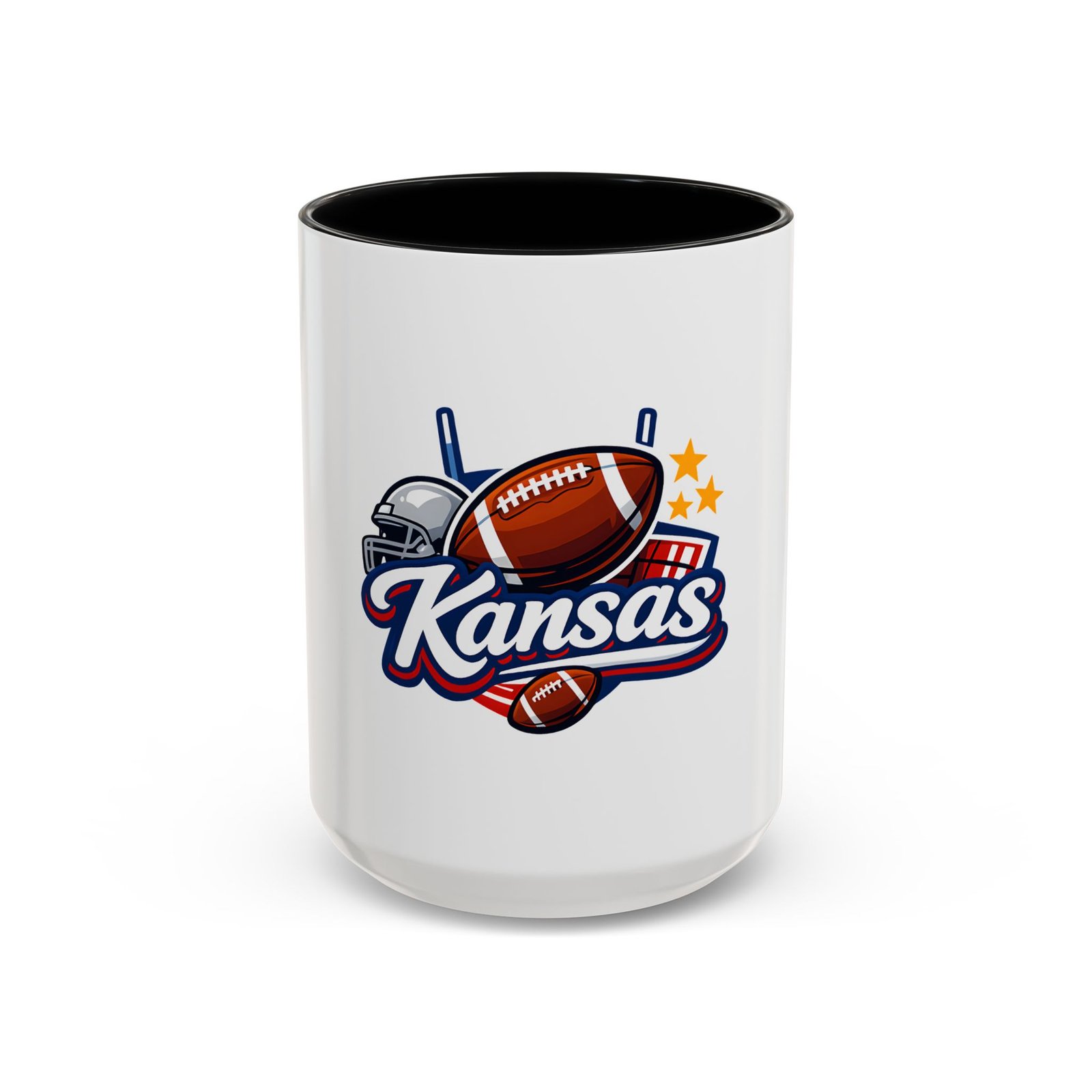 Kansas Football Coffee Mug — Accent 11/15oz - Image 17