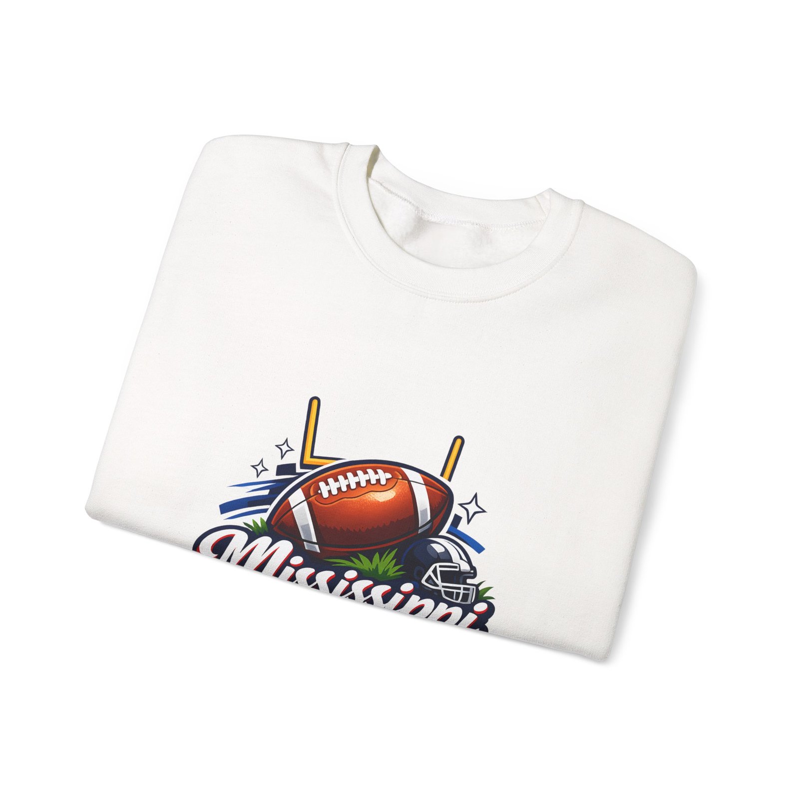 Mississippi Football Crewneck Sweatshirt - Image 3