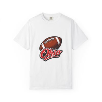 Ohio Football T-Shirt – Vintage Script & Football Graphic