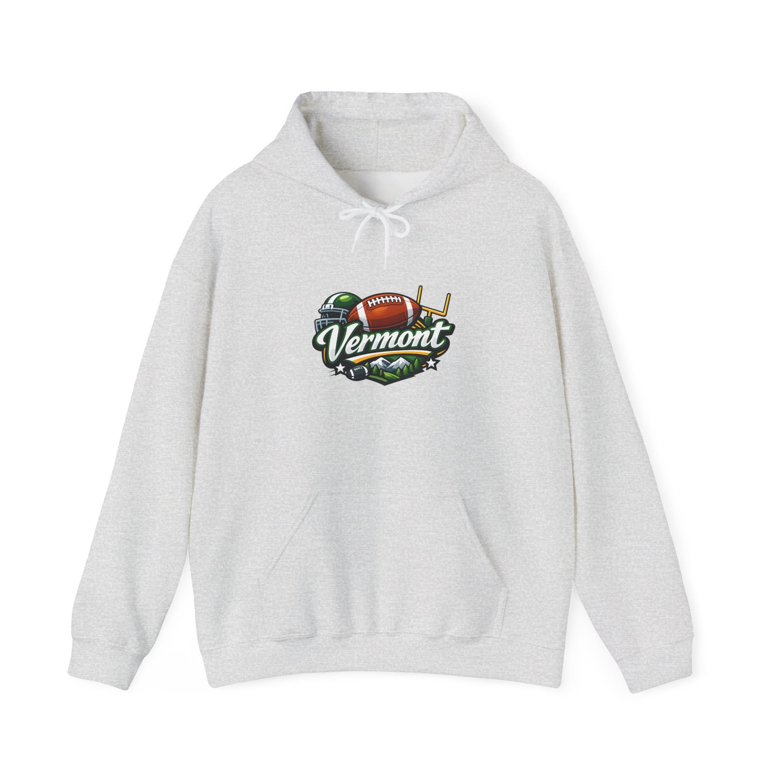 Vermont Football Hoodie – Vintage State Pride Pullover - Image 9
