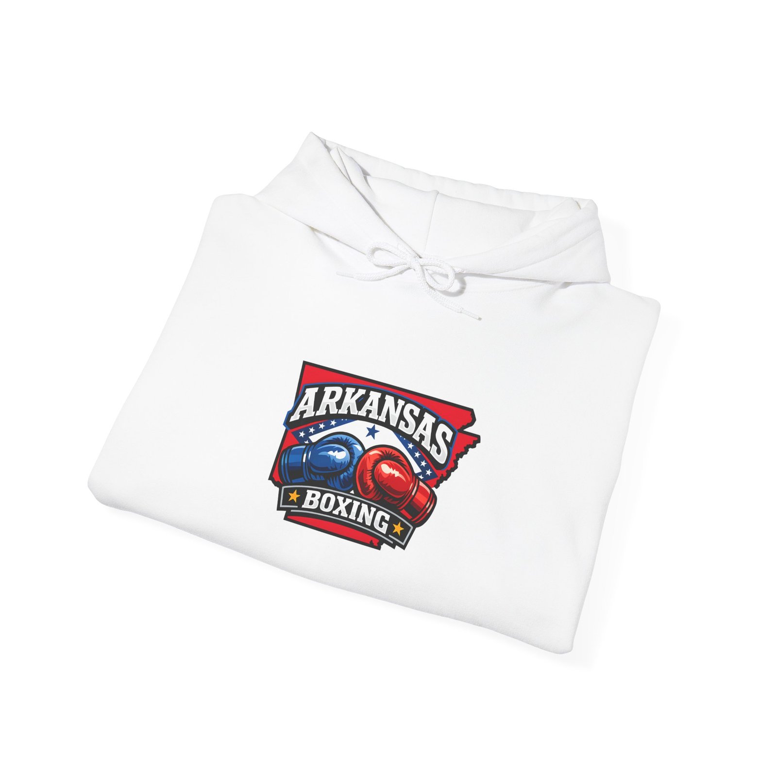 Arkansas Boxing Hoodie — State Pride Boxing Logo Pullover - Image 4