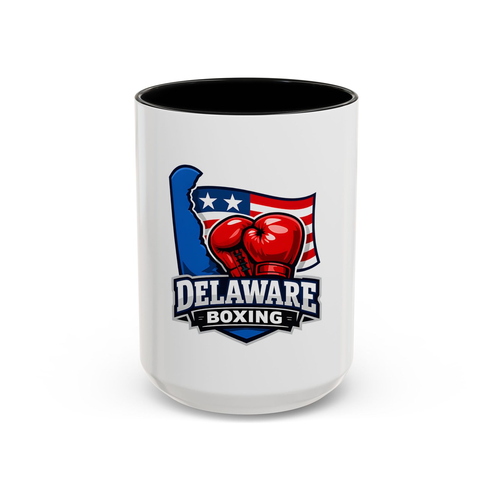 Delaware Boxing Coffee Mug — 11/15oz Accent Mug with American Flag & Boxing Gloves - Image 17