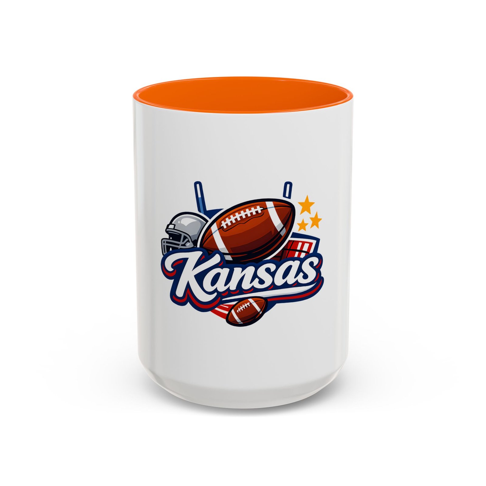 Kansas Football Coffee Mug — Accent 11/15oz - Image 49