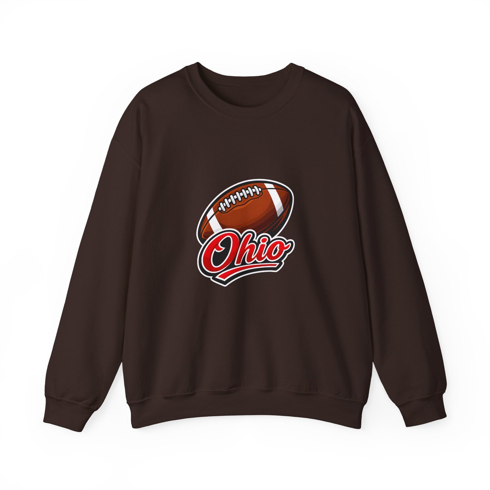 Crewneck Sweatshirt — Ohio Football Logo Crewneck - Image 25