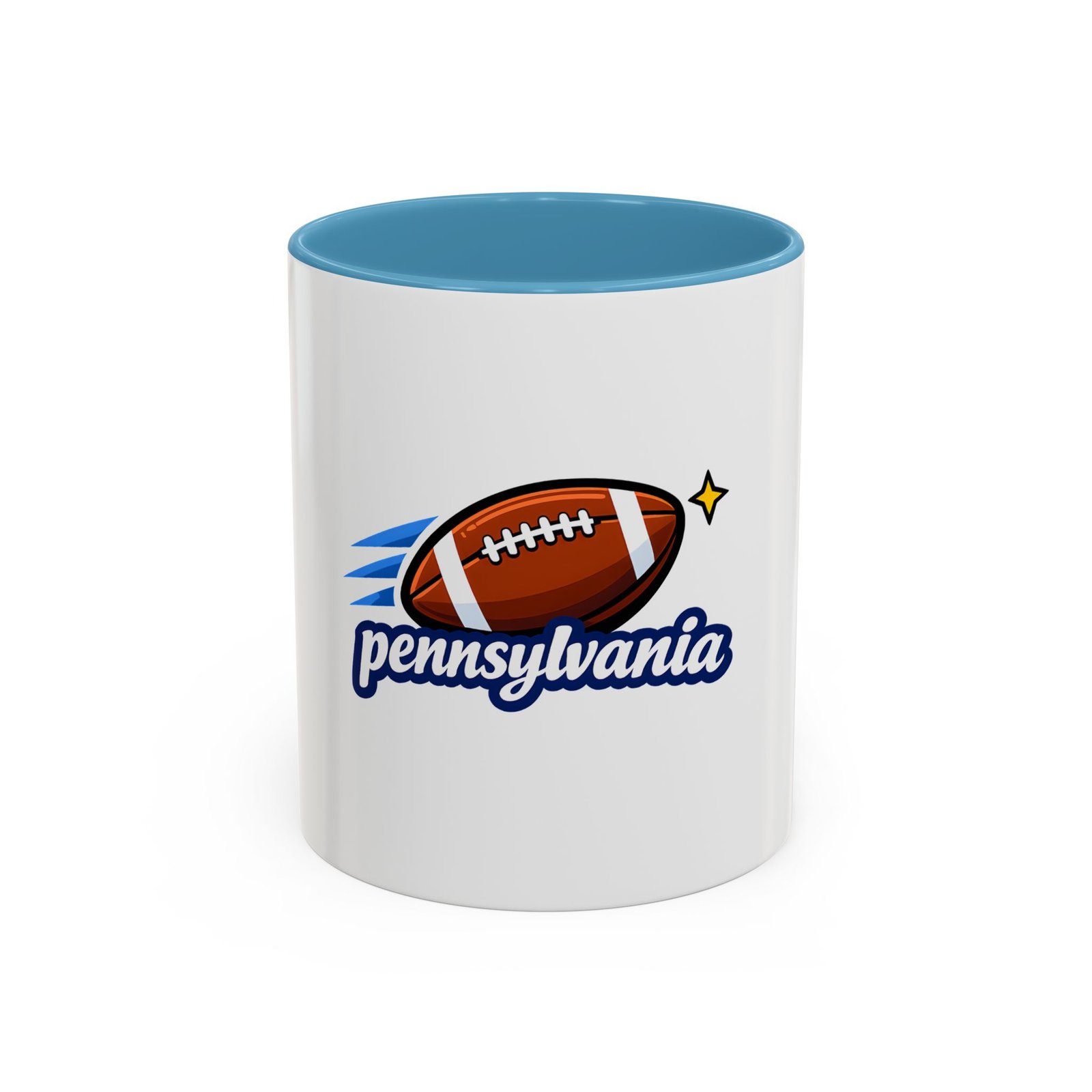 Pennsylvania Football Coffee Mug – Accent 11/15oz - Image 33