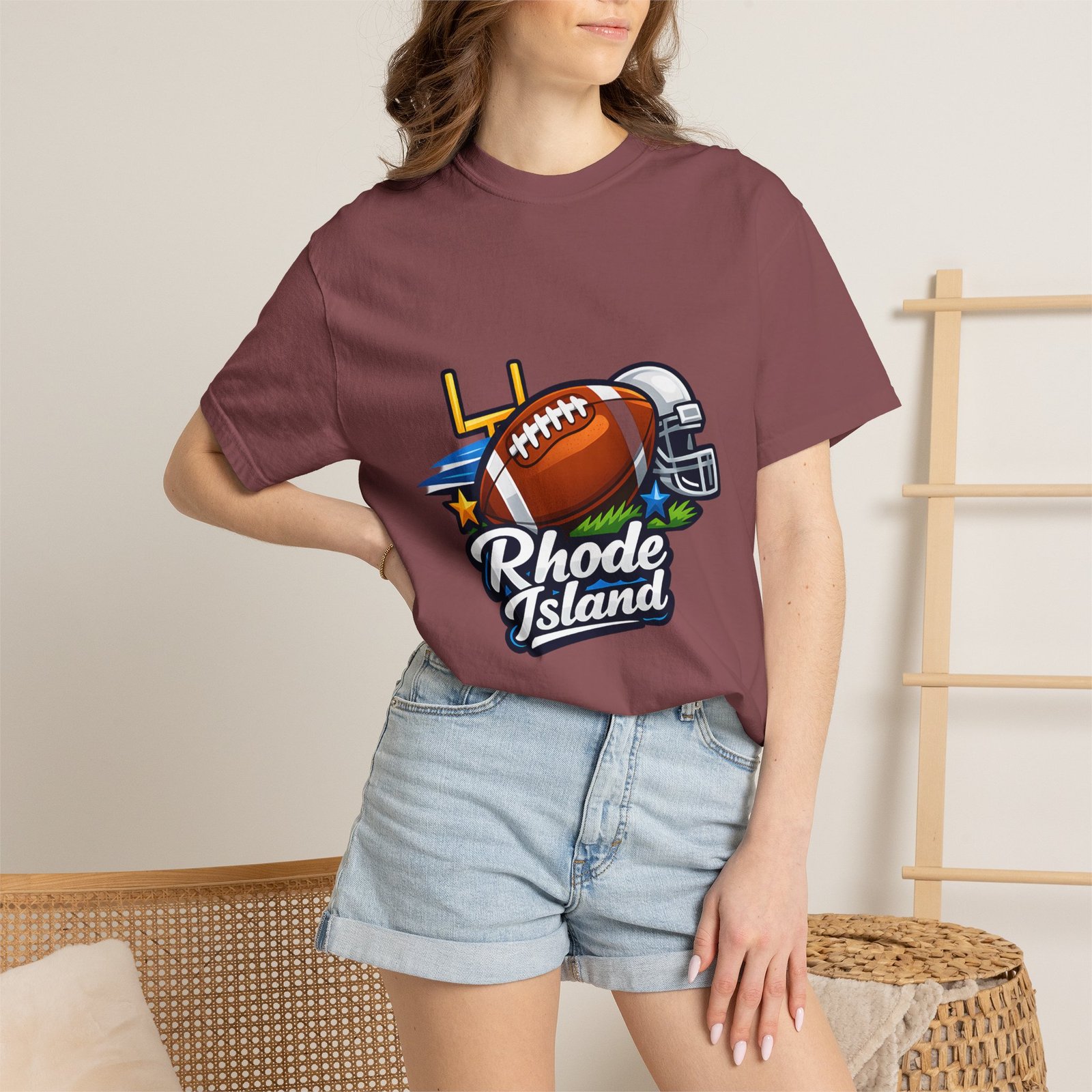 Rhode Island Football T-Shirt — State Pride Gridiron Tee - Image 16