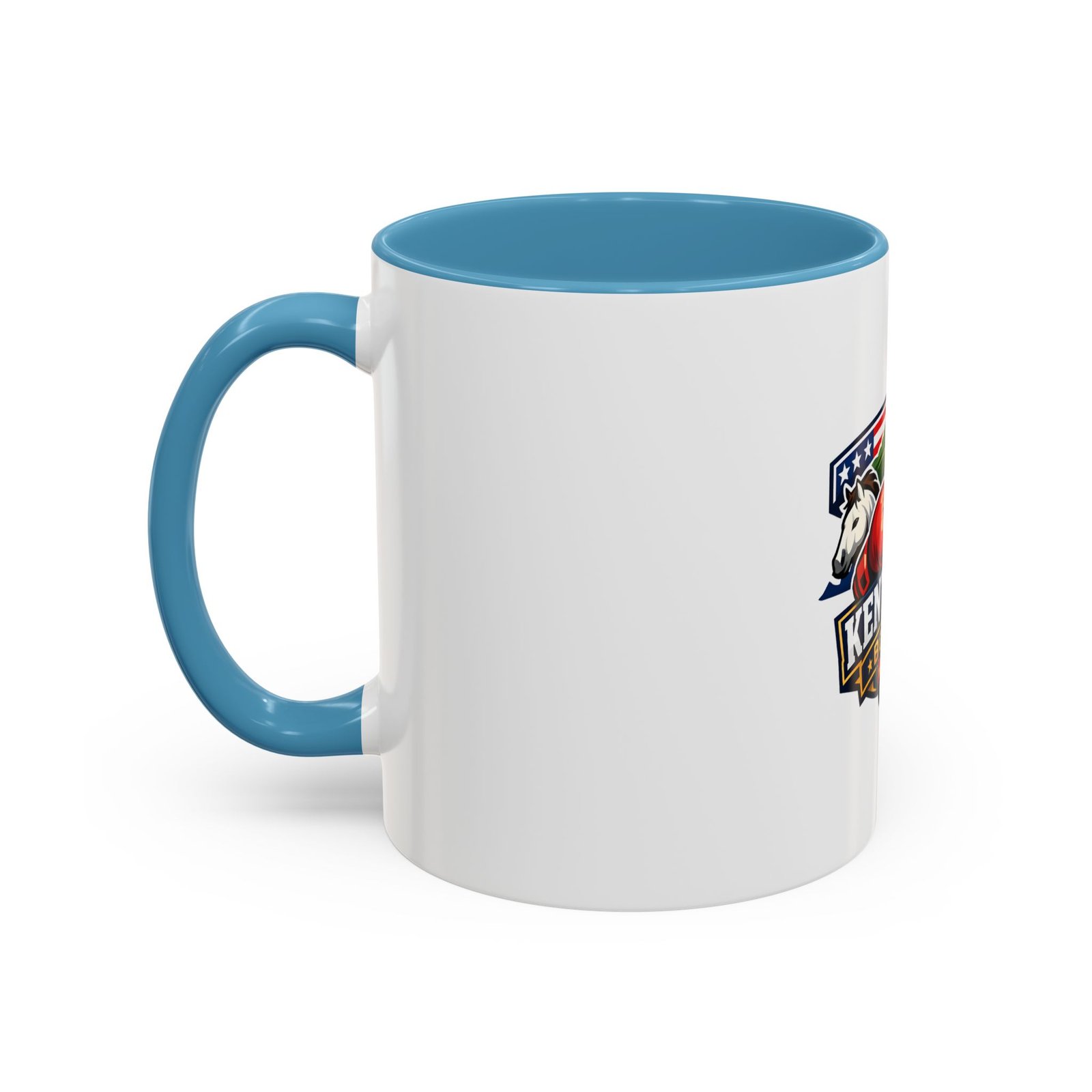 Kentucky Boxing Coffee Mug — State Pride Boxing Logo Accent Mug (11/15 oz) - Image 35
