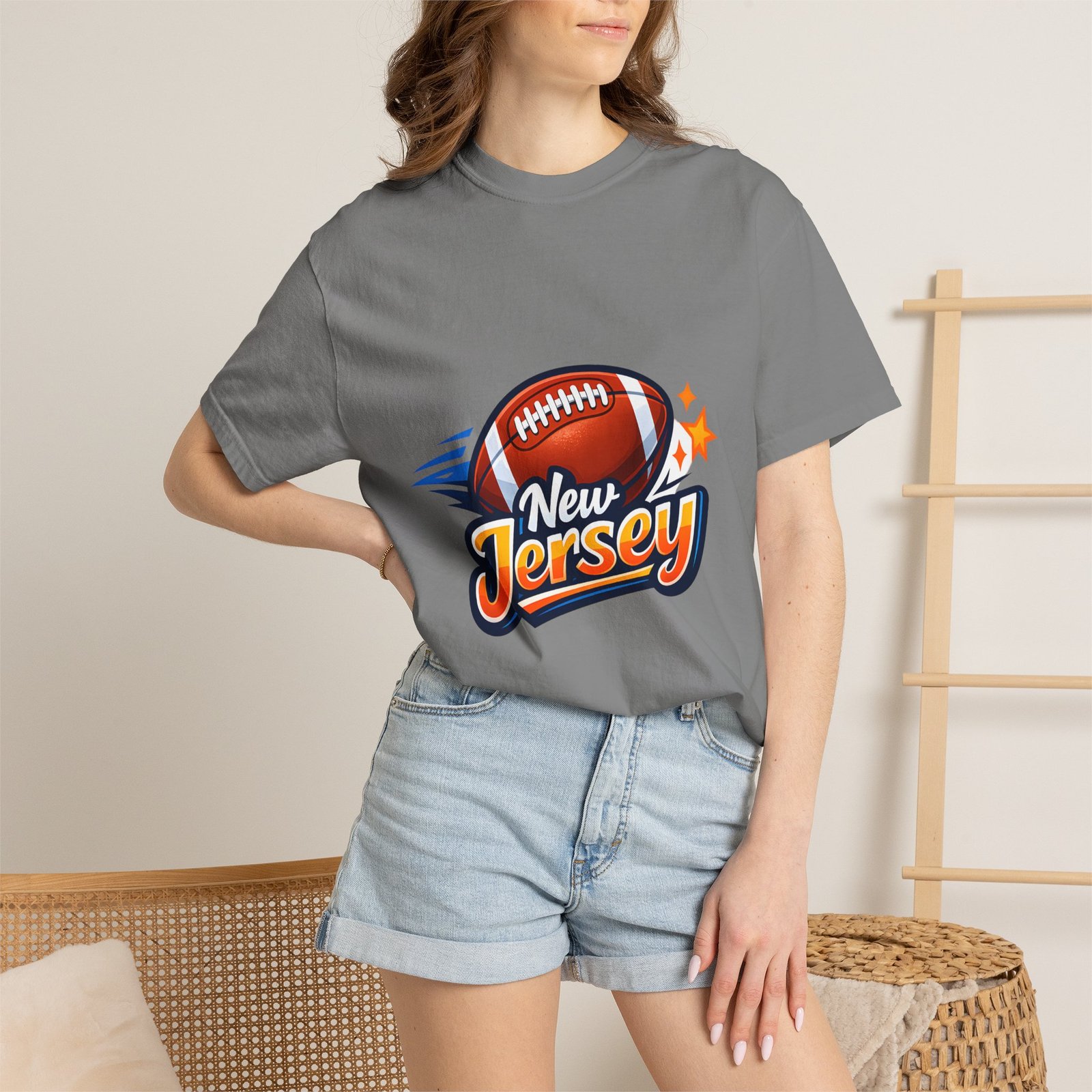New Jersey Football T-Shirt — Vintage Football Graphic Tee - Image 36