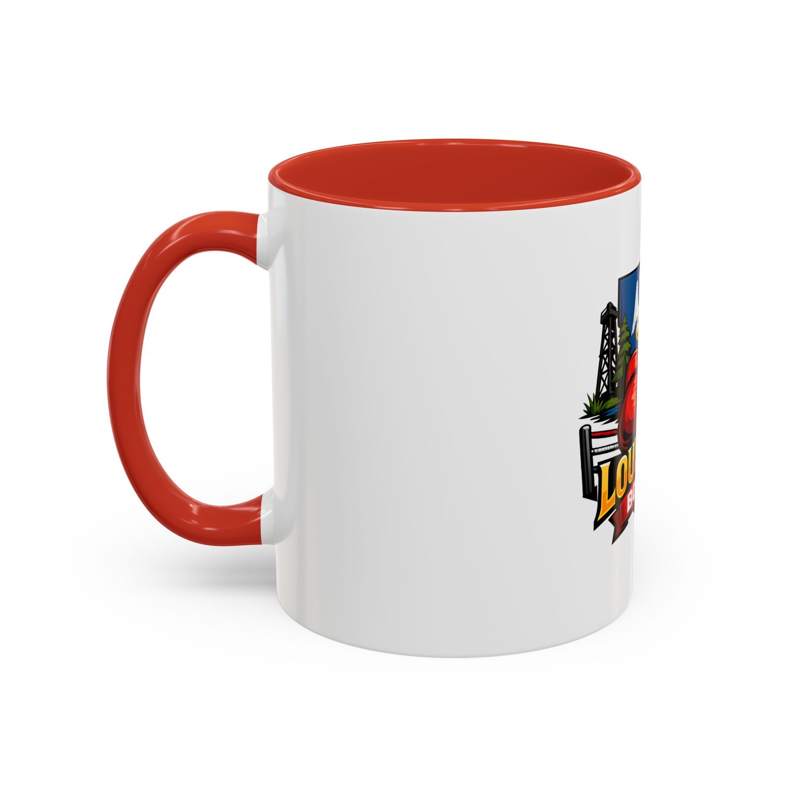 Louisiana Boxing Accent Coffee Mug – Red Gloves State Pride (11/15oz) - Image 15