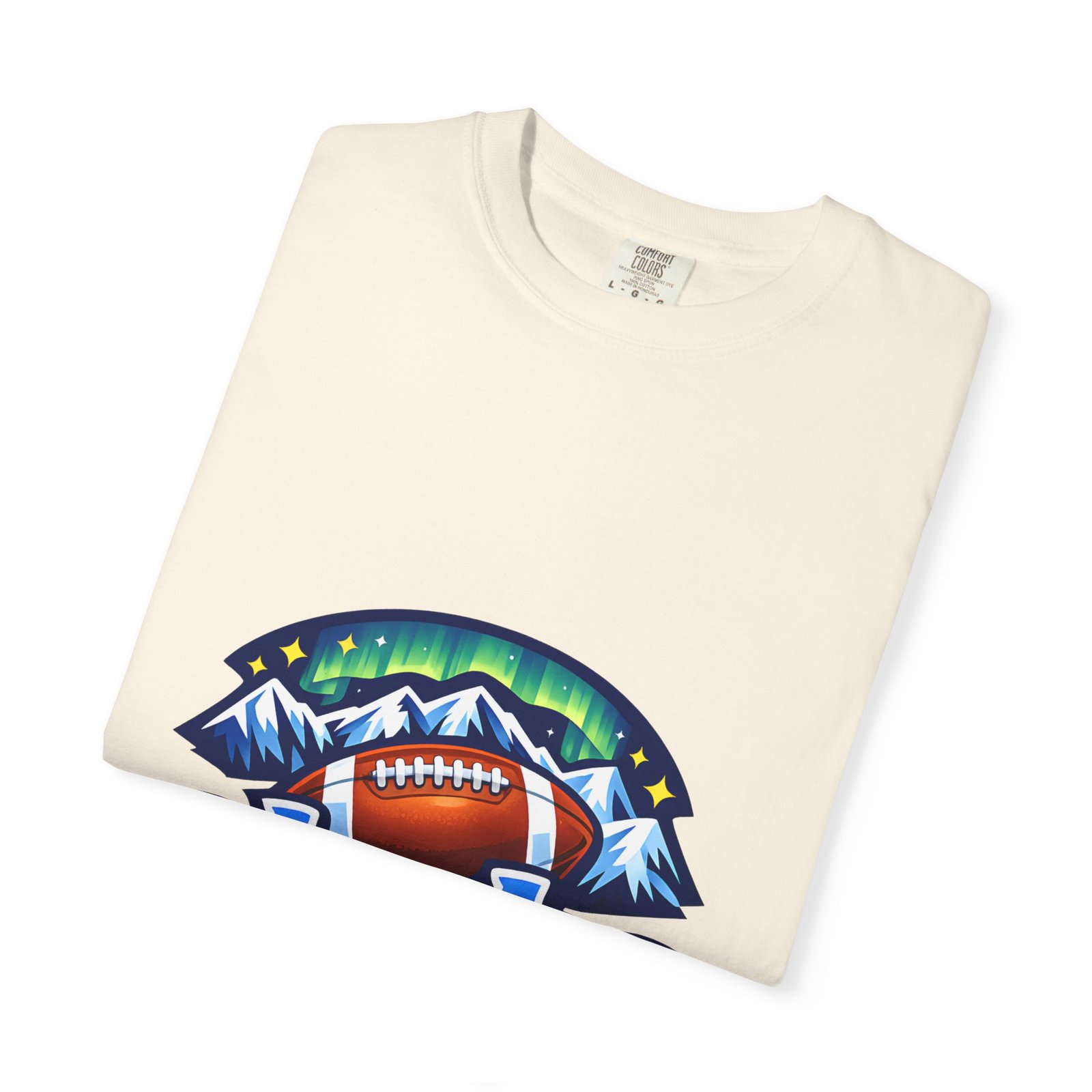 Alaska Football Bear Mountains T‑Shirt - Image 48