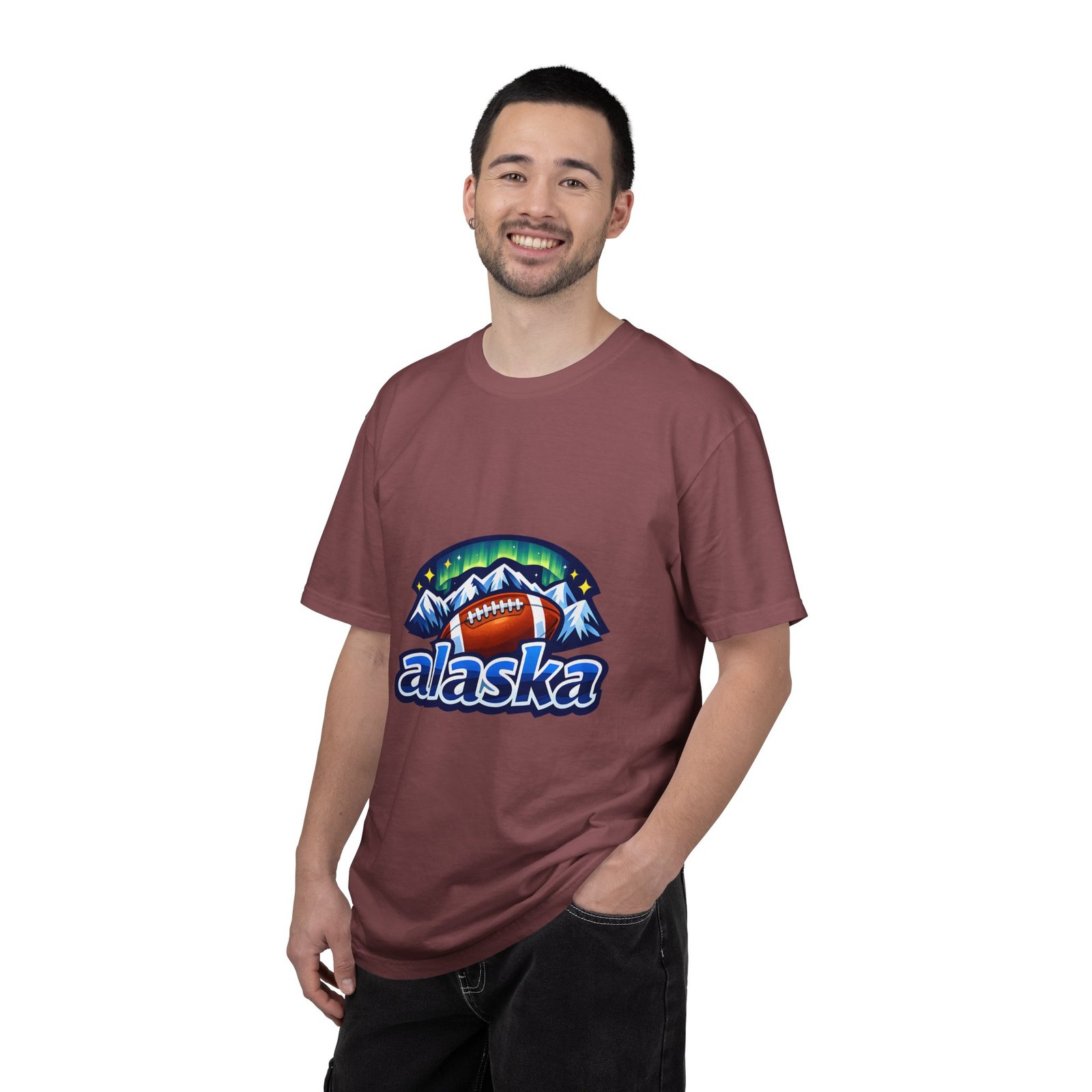 Alaska Football Bear Mountains T‑Shirt - Image 10