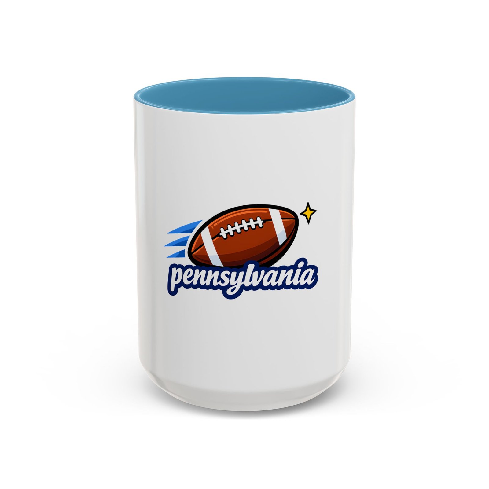 Pennsylvania Football Coffee Mug – Accent 11/15oz - Image 37