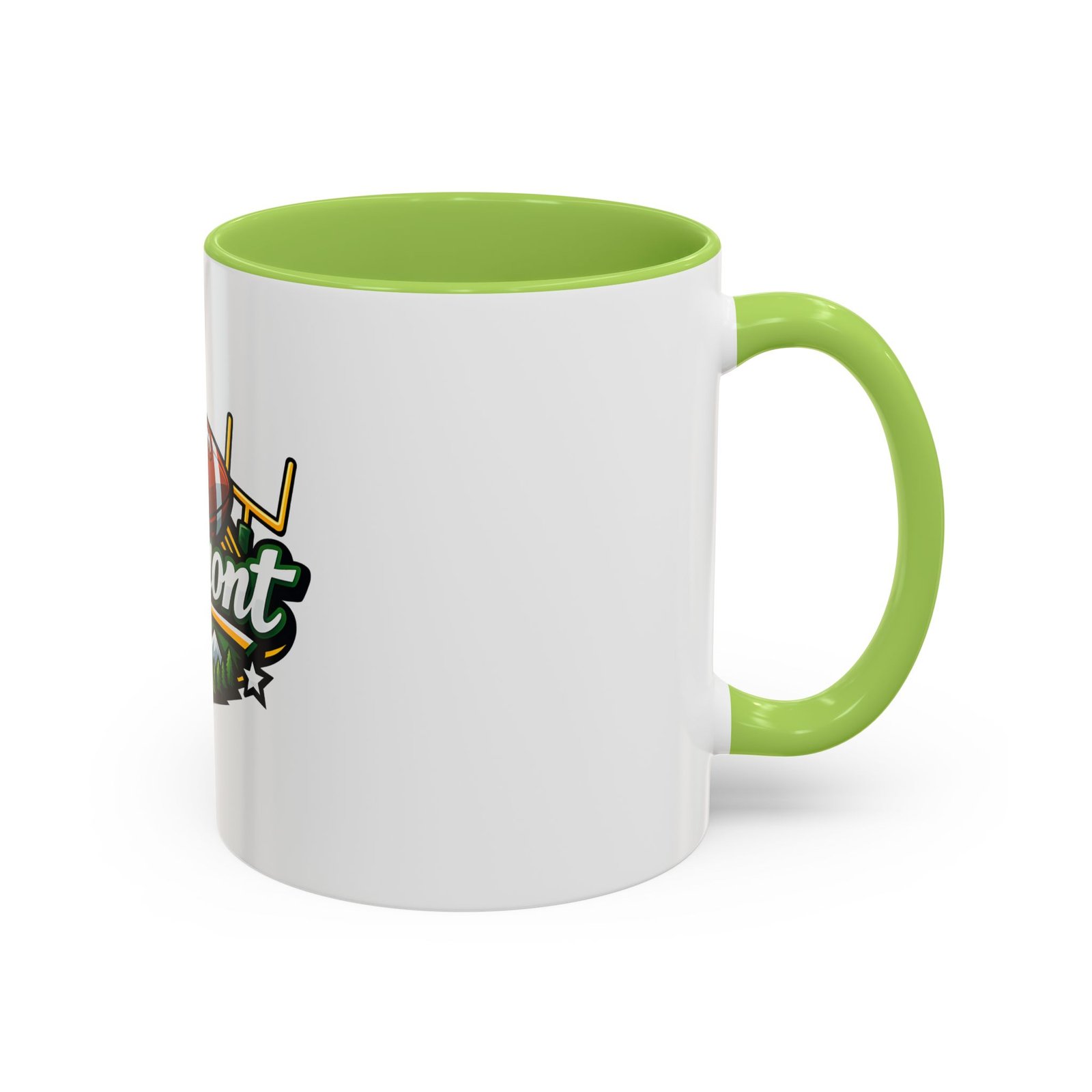 Vermont Football Coffee Mug — Accent 11/15oz - Image 58