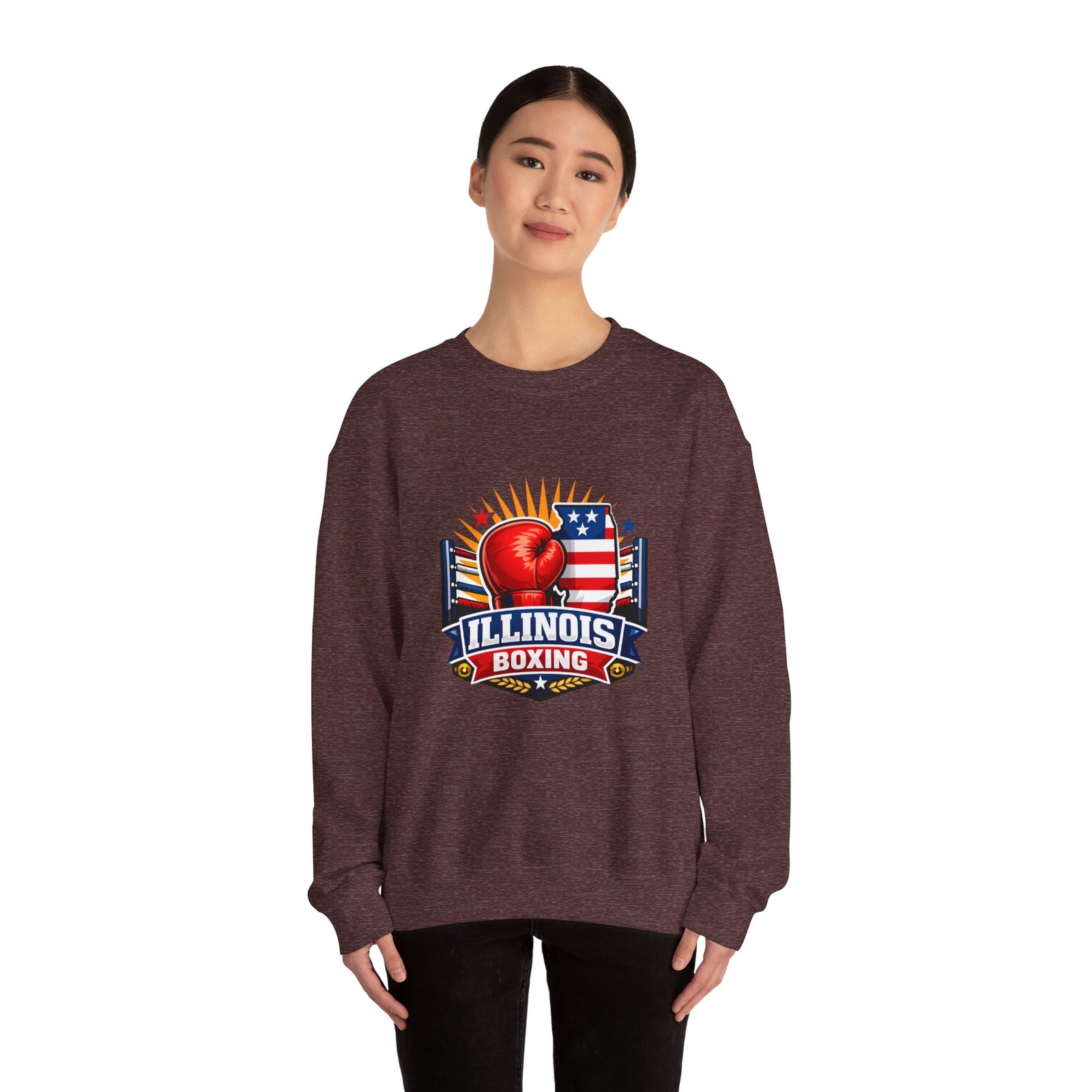 Illinois Boxing Crewneck Sweatshirt - Image 16