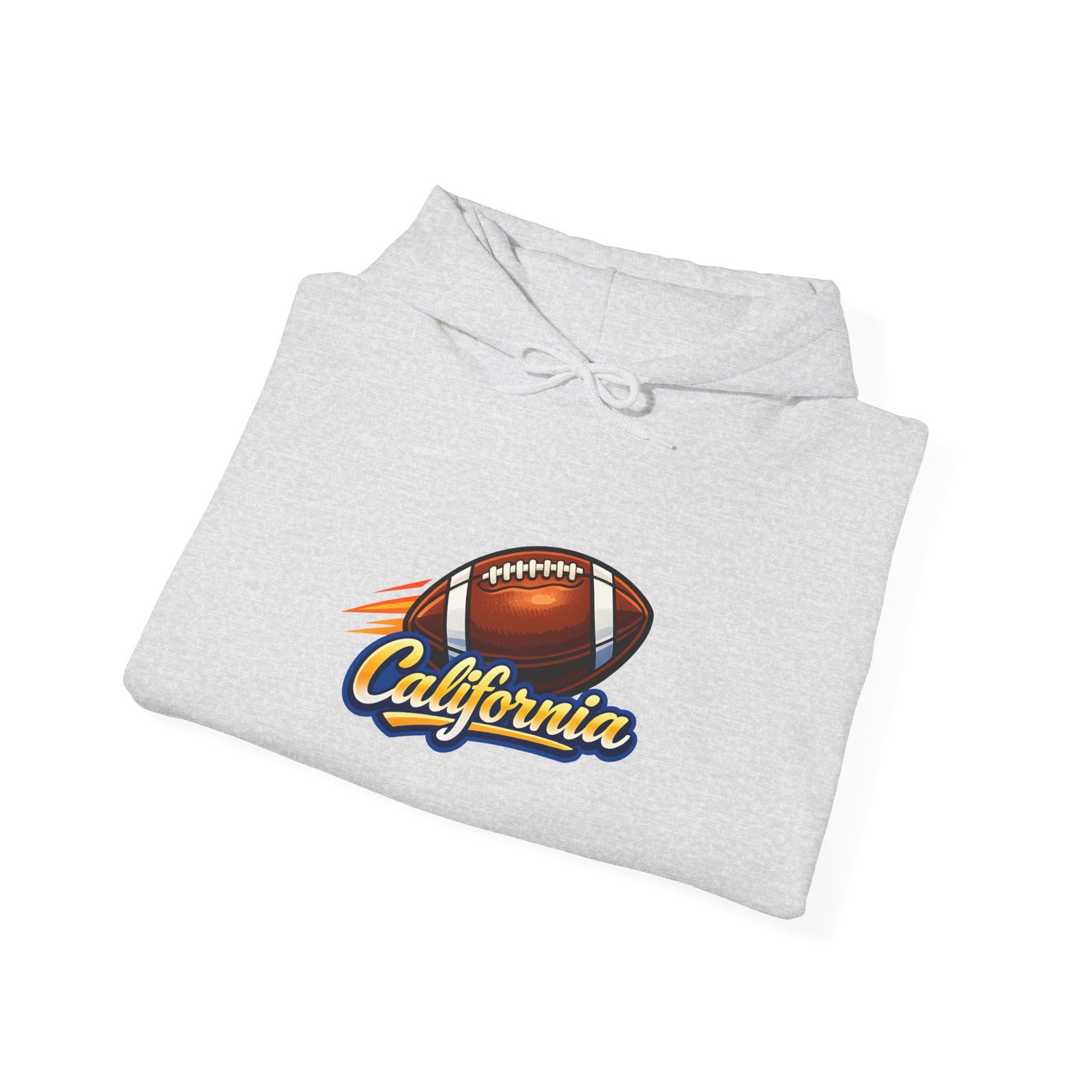 California Football Hoodie — Vintage Script Football Pullover - Image 12