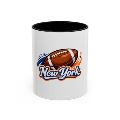 New York Football Accent Coffee Mug - Team Spirit 11/15oz