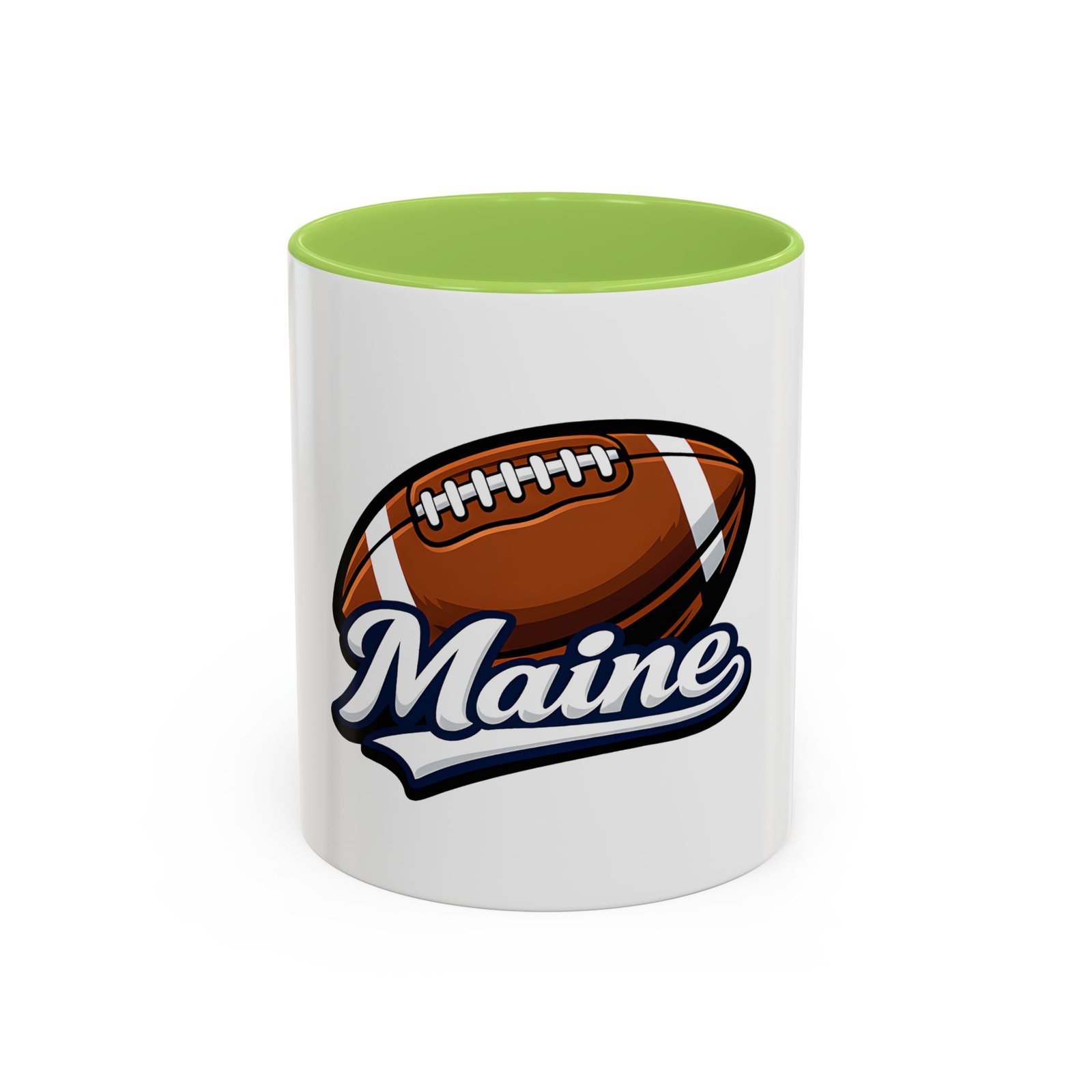 Maine Football Accent Coffee Mug – 11/15oz - Image 57