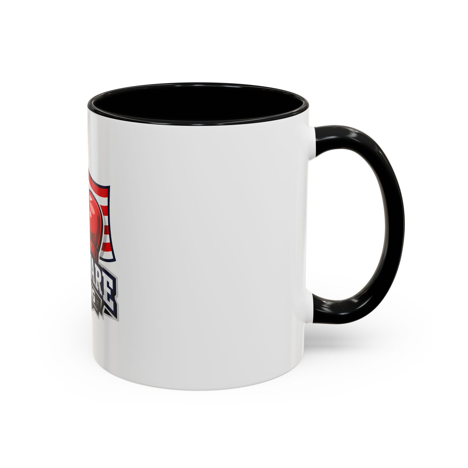 Delaware Boxing Coffee Mug — 11/15oz Accent Mug with American Flag & Boxing Gloves - Image 2