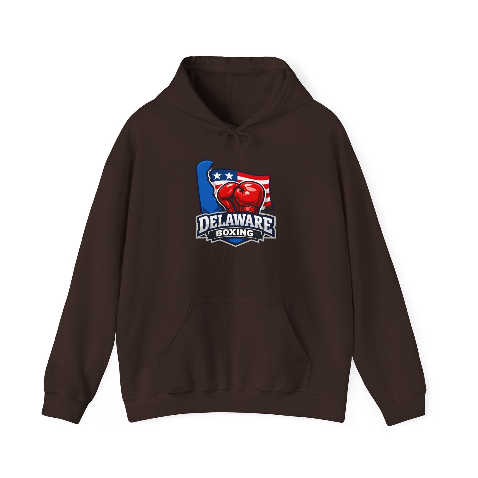 Delaware Boxing Hoodie – American Flag & Gloves Gym Sweatshirt - Image 21