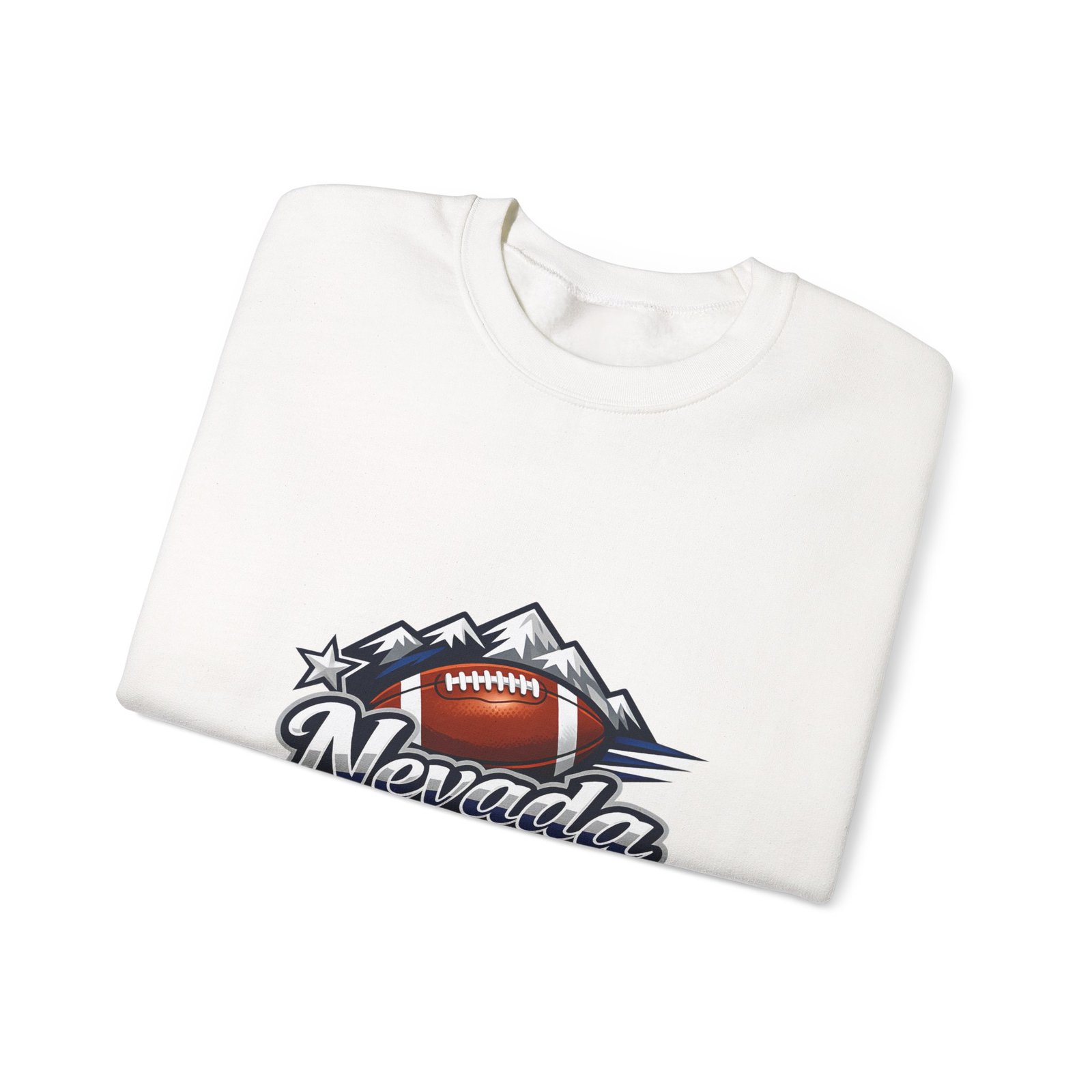 Nevada Football Mountain Crewneck Sweatshirt - Image 3