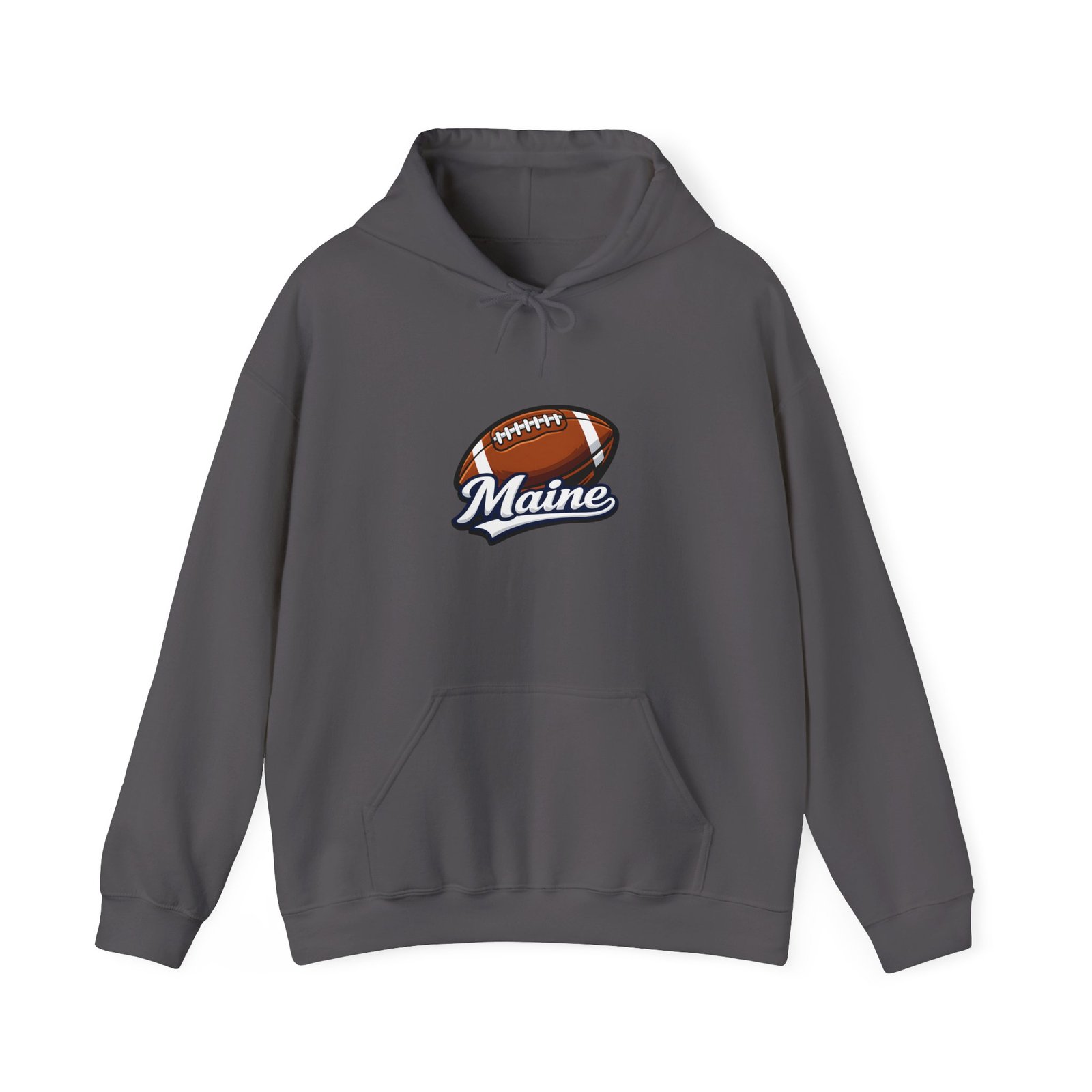 Maine Football Hoodie — Vintage Football Logo Pullover - Image 33