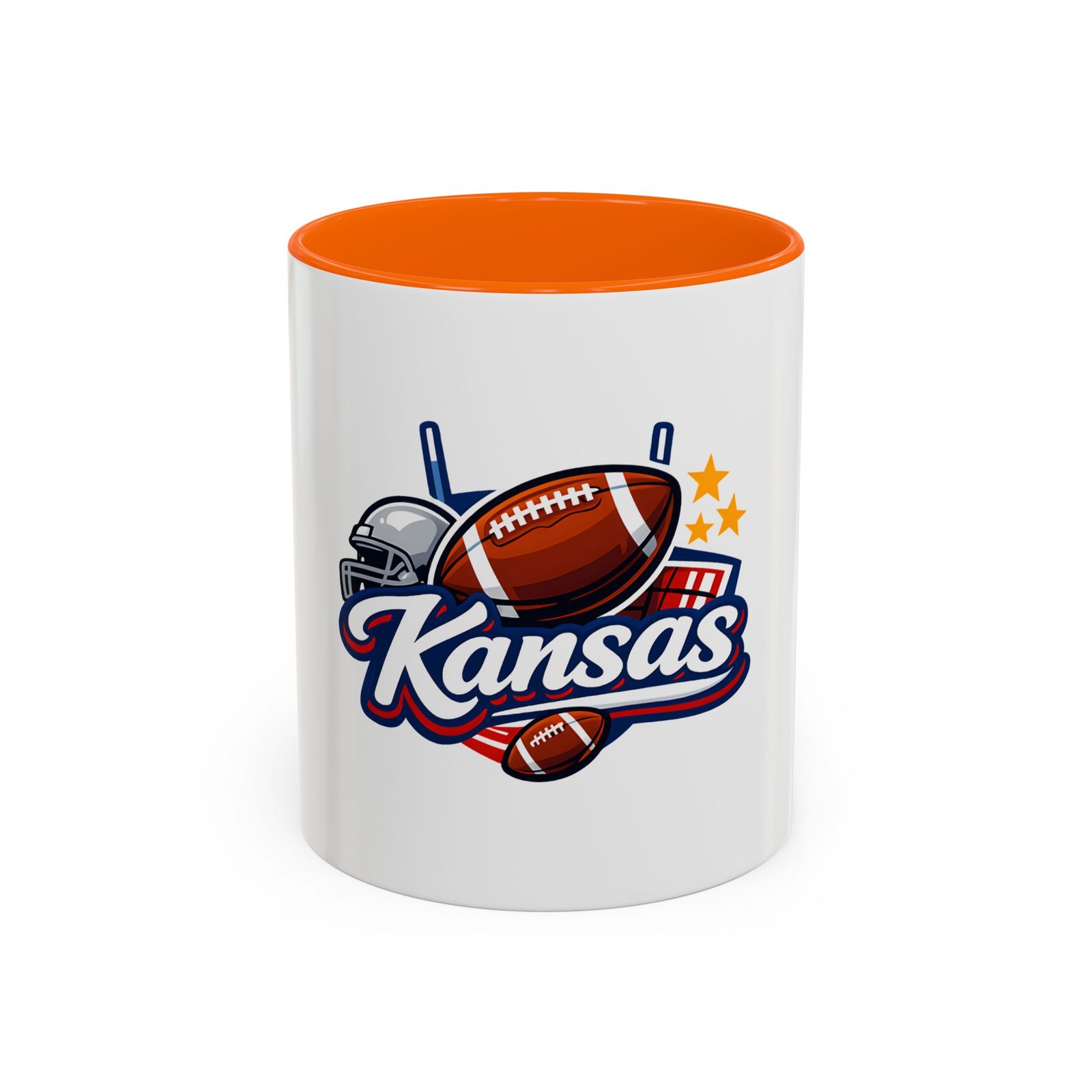 Kansas Football Coffee Mug — Accent 11/15oz - Image 41