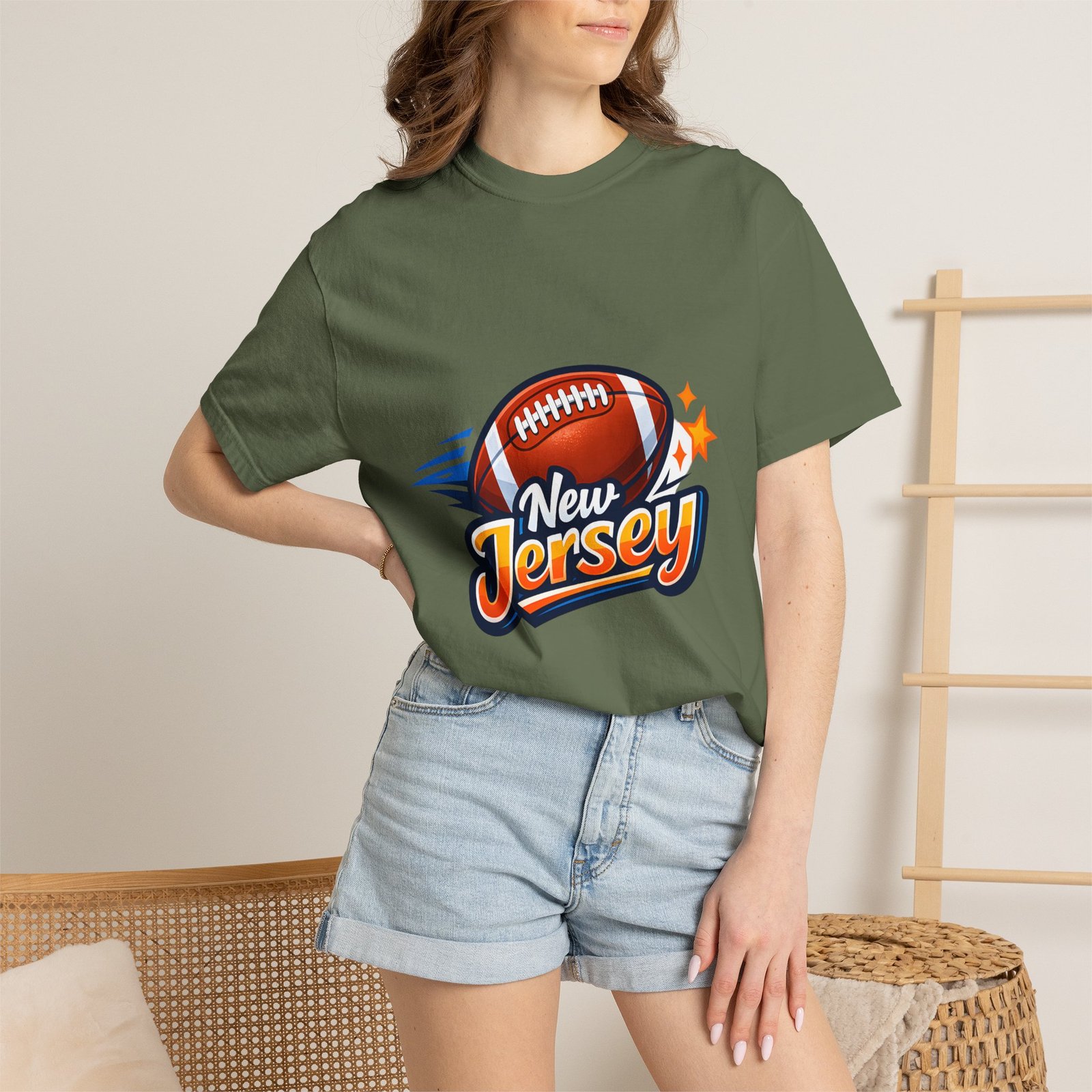 New Jersey Football T-Shirt — Vintage Football Graphic Tee - Image 40