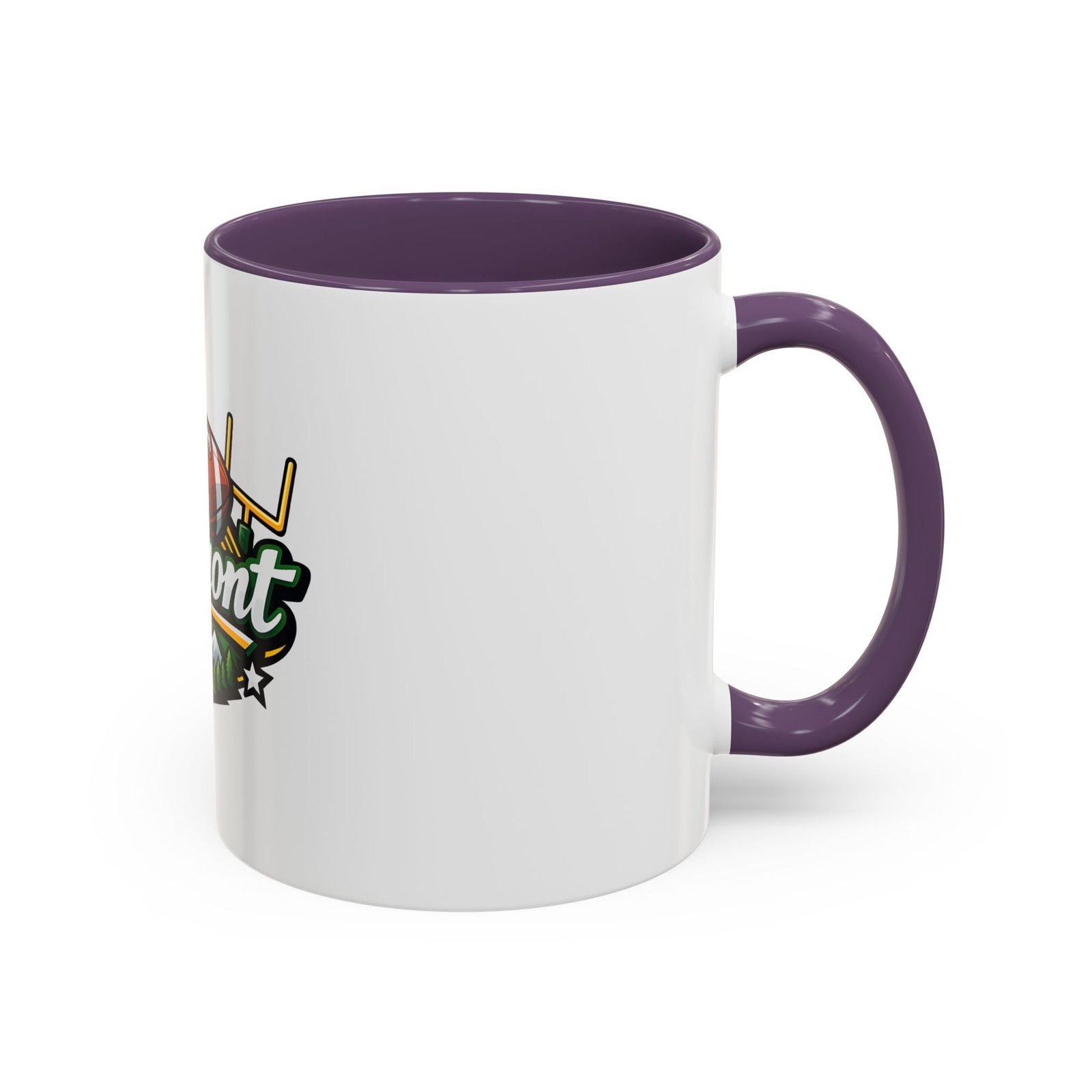Vermont Football Coffee Mug — Accent 11/15oz - Image 62