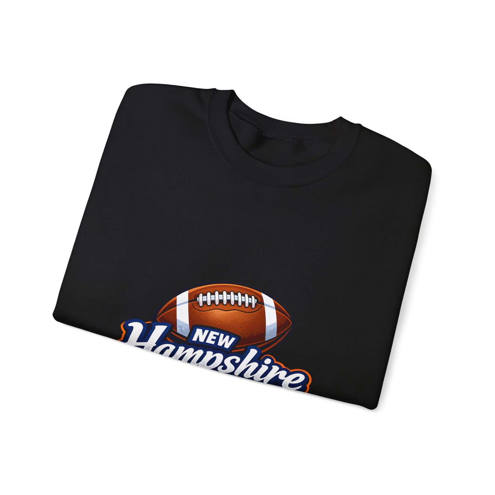 New Hampshire Football Crewneck Sweatshirt — Retro State Football Logo - Image 19