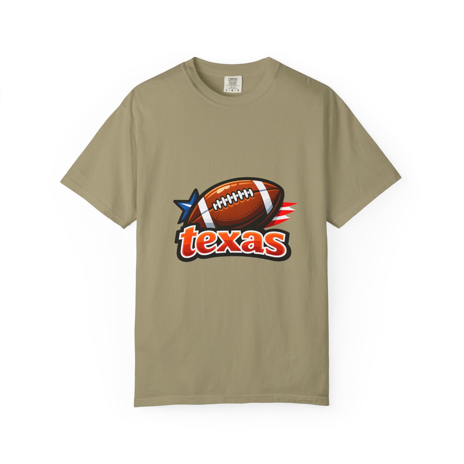 Texas Football T-Shirt — Retro Football & Lone Star Logo - Image 56