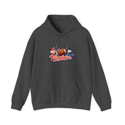 Virginia Football Hoodie — Vintage-Style State Football Crewneck