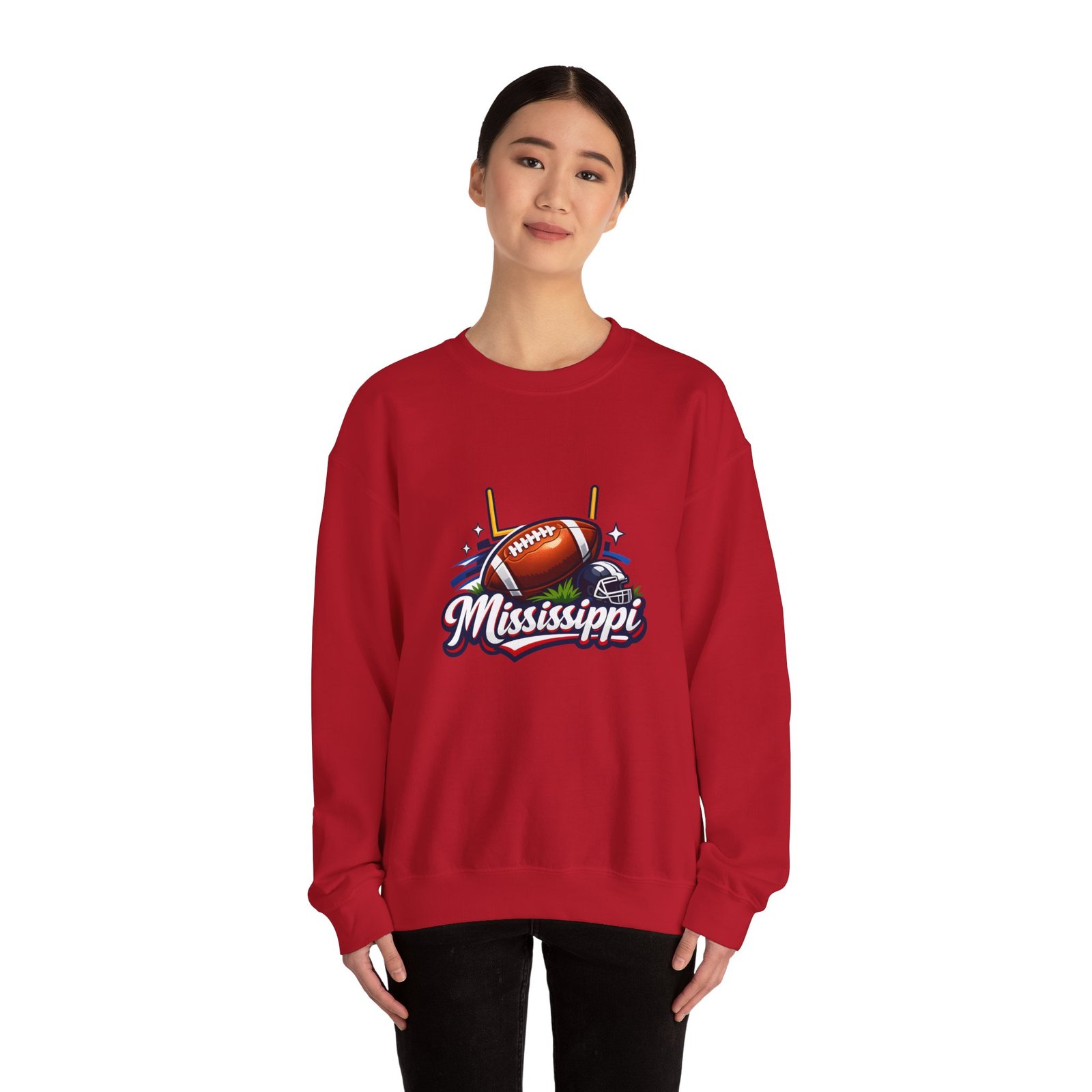 Mississippi Football Crewneck Sweatshirt - Image 56