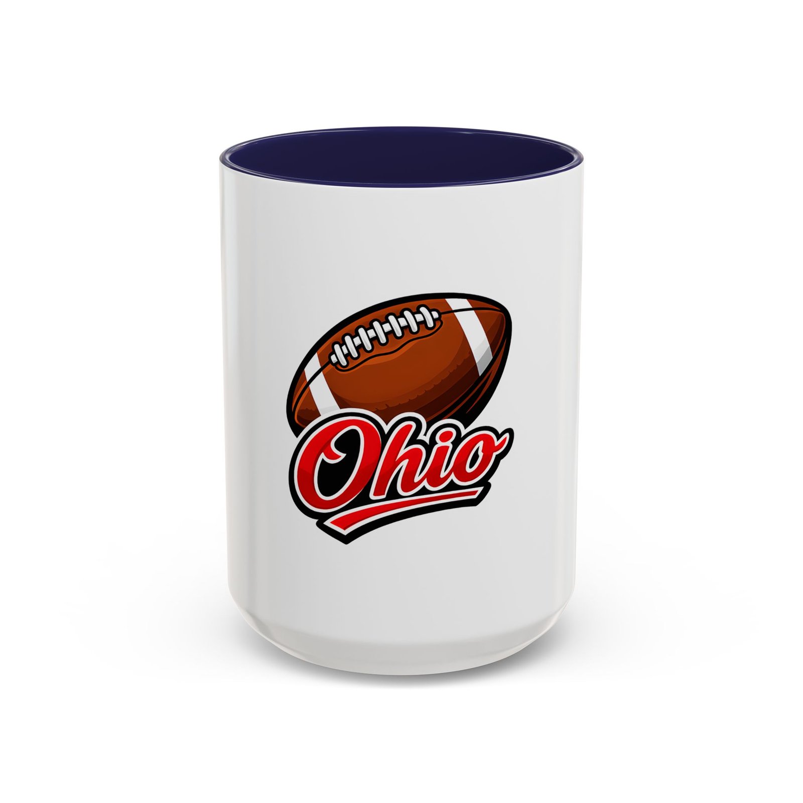 Ohio Football Accent Coffee Mug – 11/15oz Team Spirit Mug - Image 21
