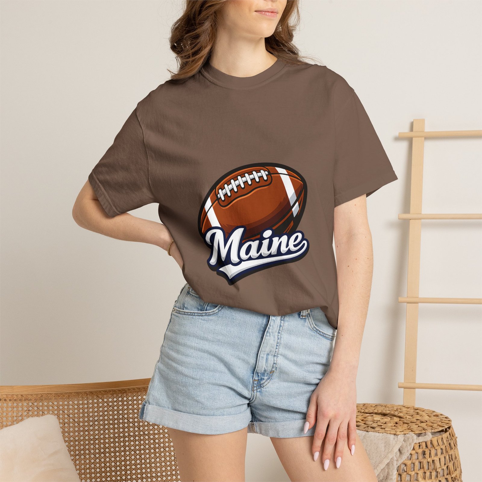 Maine Football T-Shirt — Vintage Football Graphic Tee - Image 28