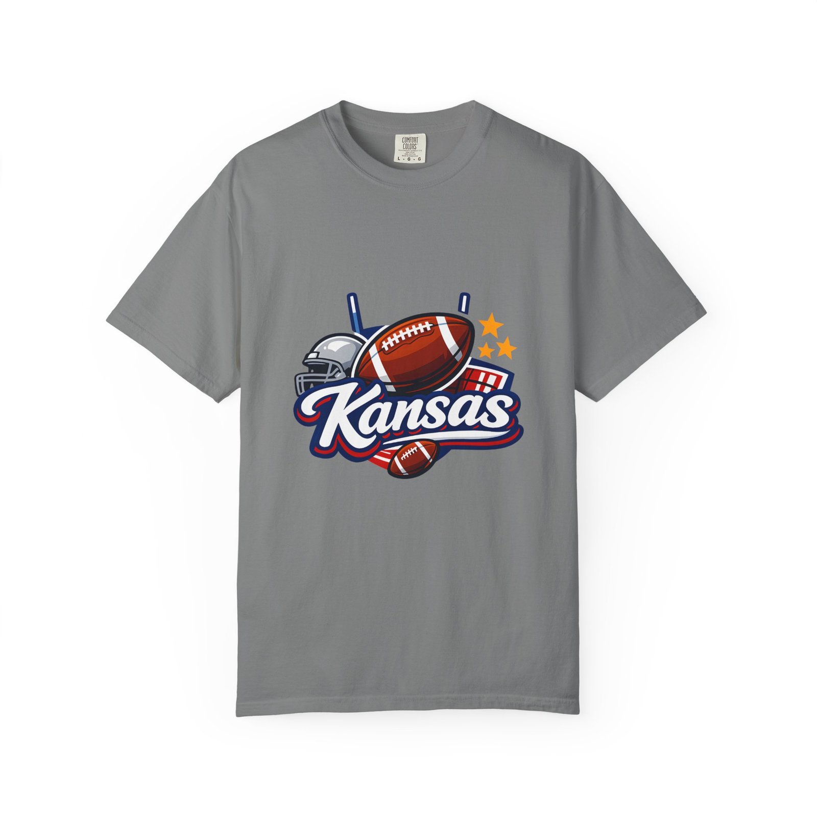 Kansas Football T-Shirt — Retro Helmet & Ball State Pride Tee - Image 33