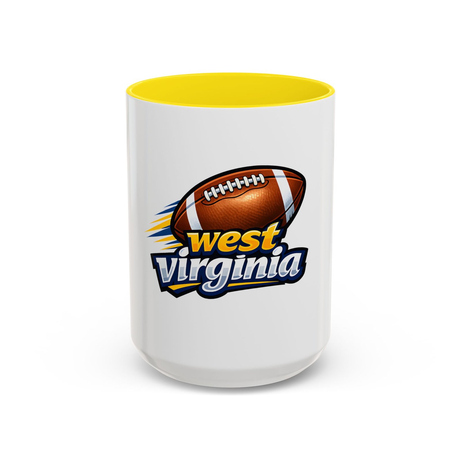 West Virginia Football Accent Coffee Mug (11/15oz) - Image 53