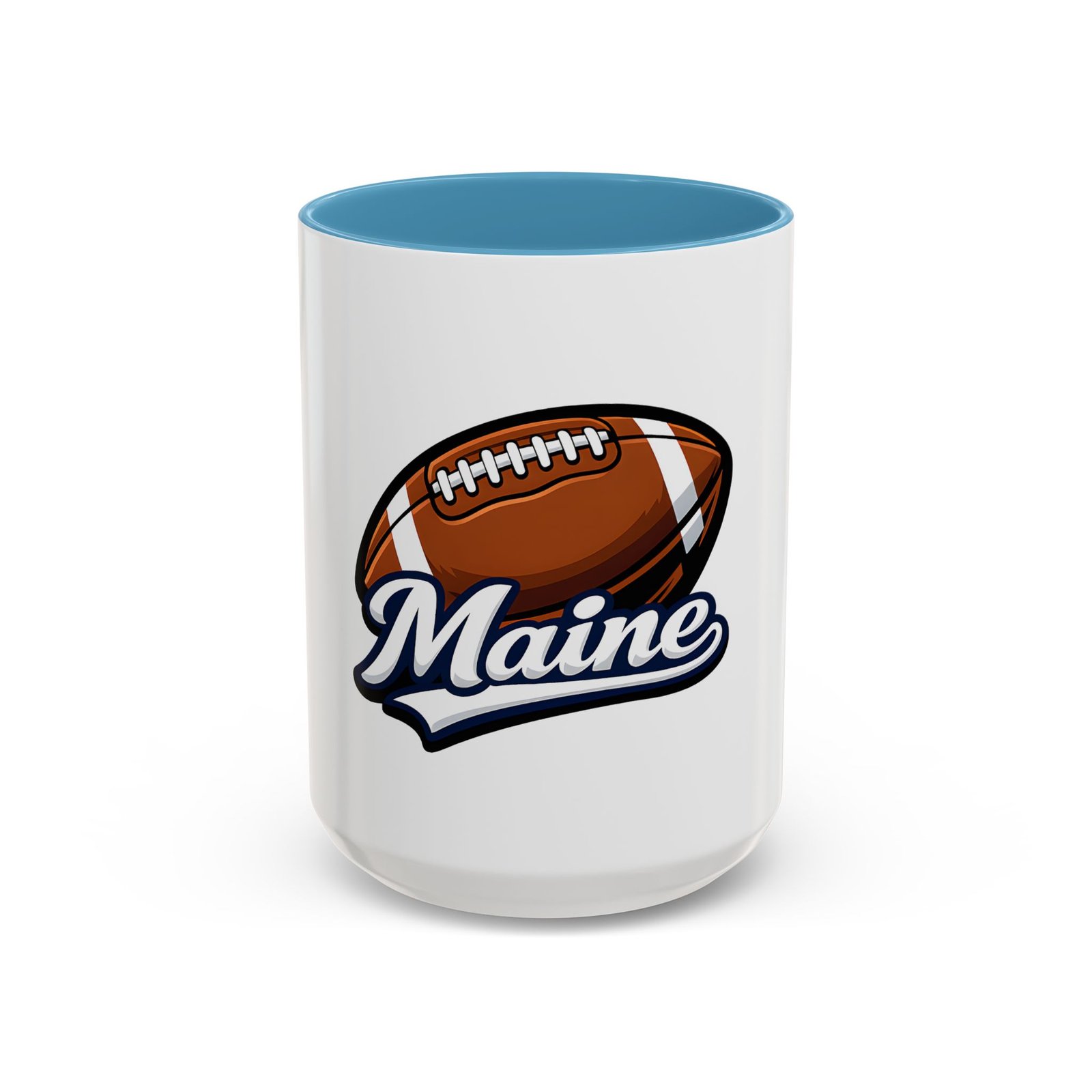 Maine Football Accent Coffee Mug – 11/15oz - Image 37